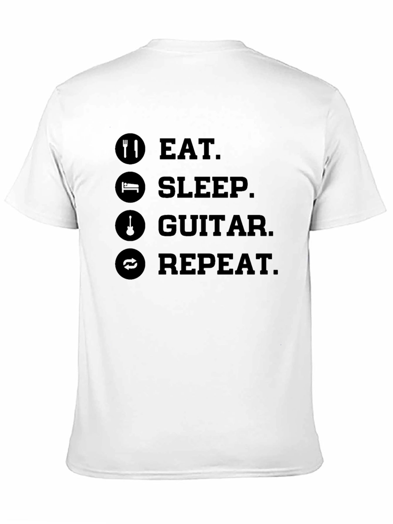 Eat Sleep Guitar Repeat T-Shirt
