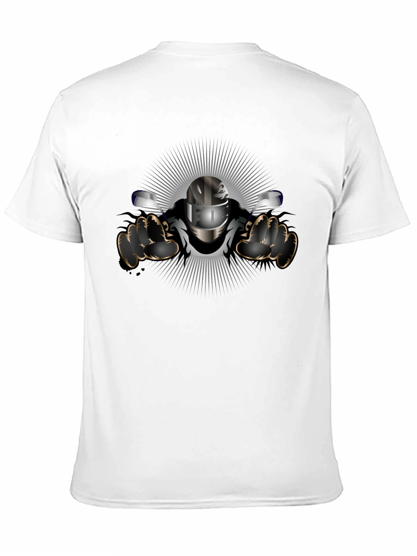 Biker Graphic Black T-Shirt