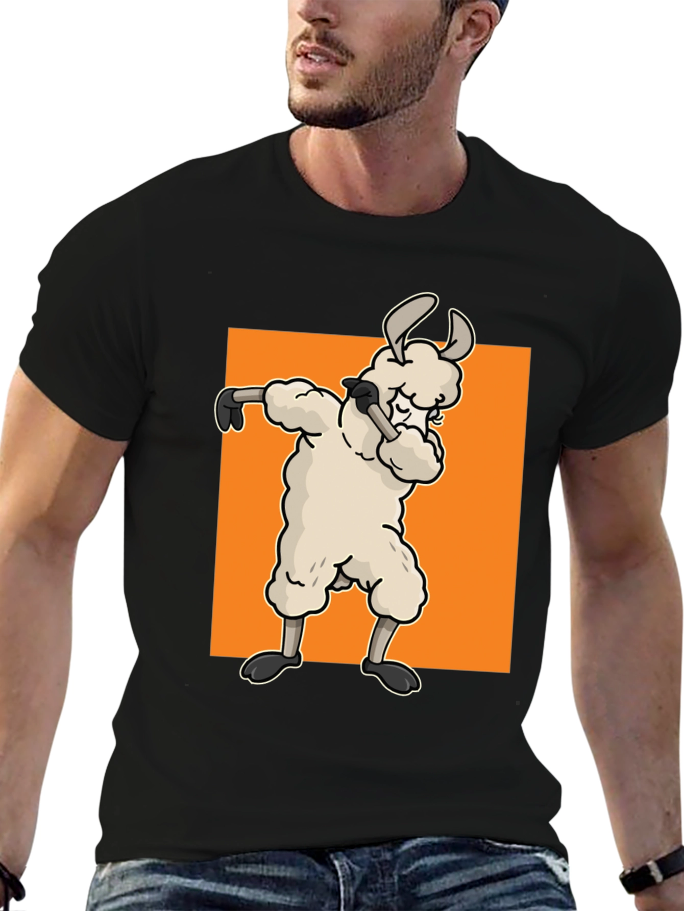 Dabbing Llama Graphic Tee - Cool & Fun Design
