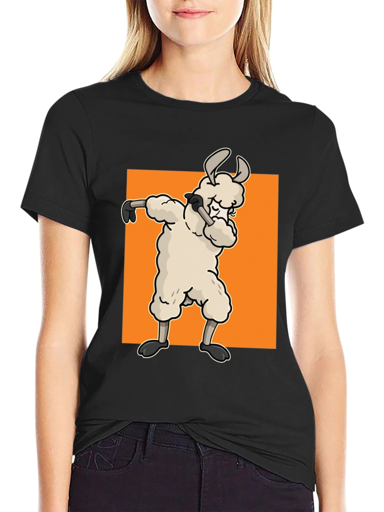 Dabbing Llama Graphic Tee - Cool & Fun Design