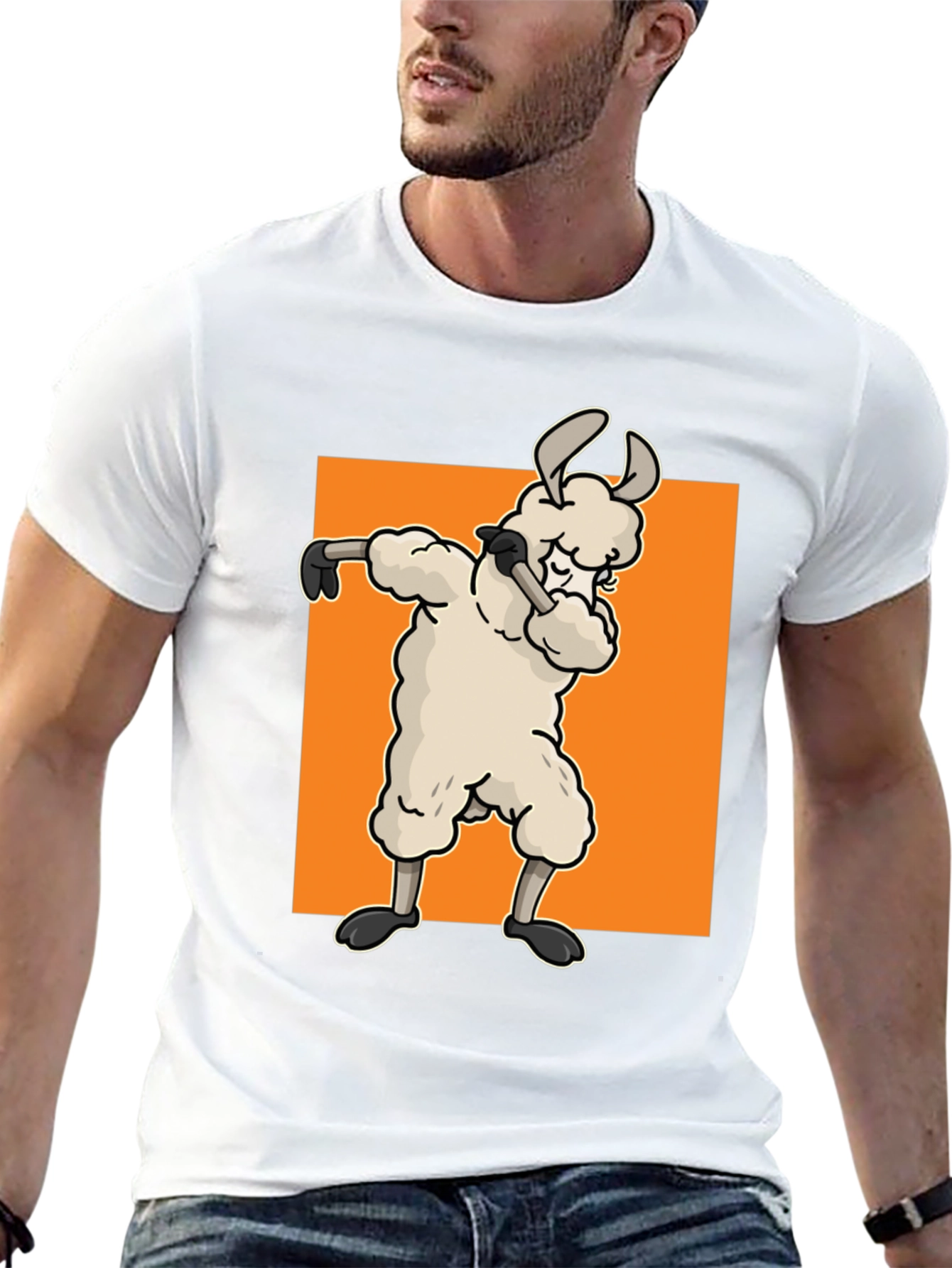 Dabbing Llama Graphic Tee - Cool & Fun Design