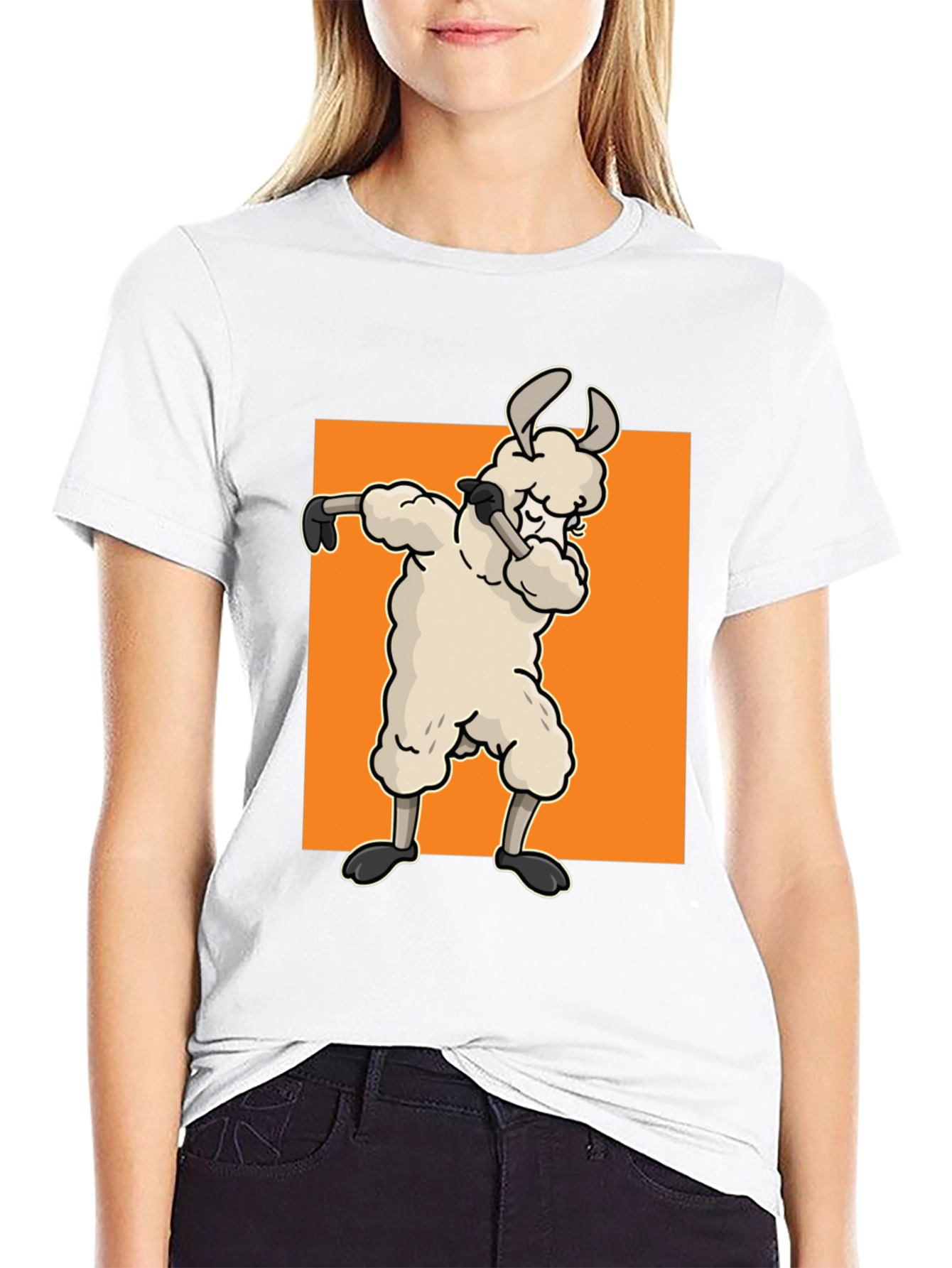 Dabbing Llama Graphic Tee - Cool & Fun Design