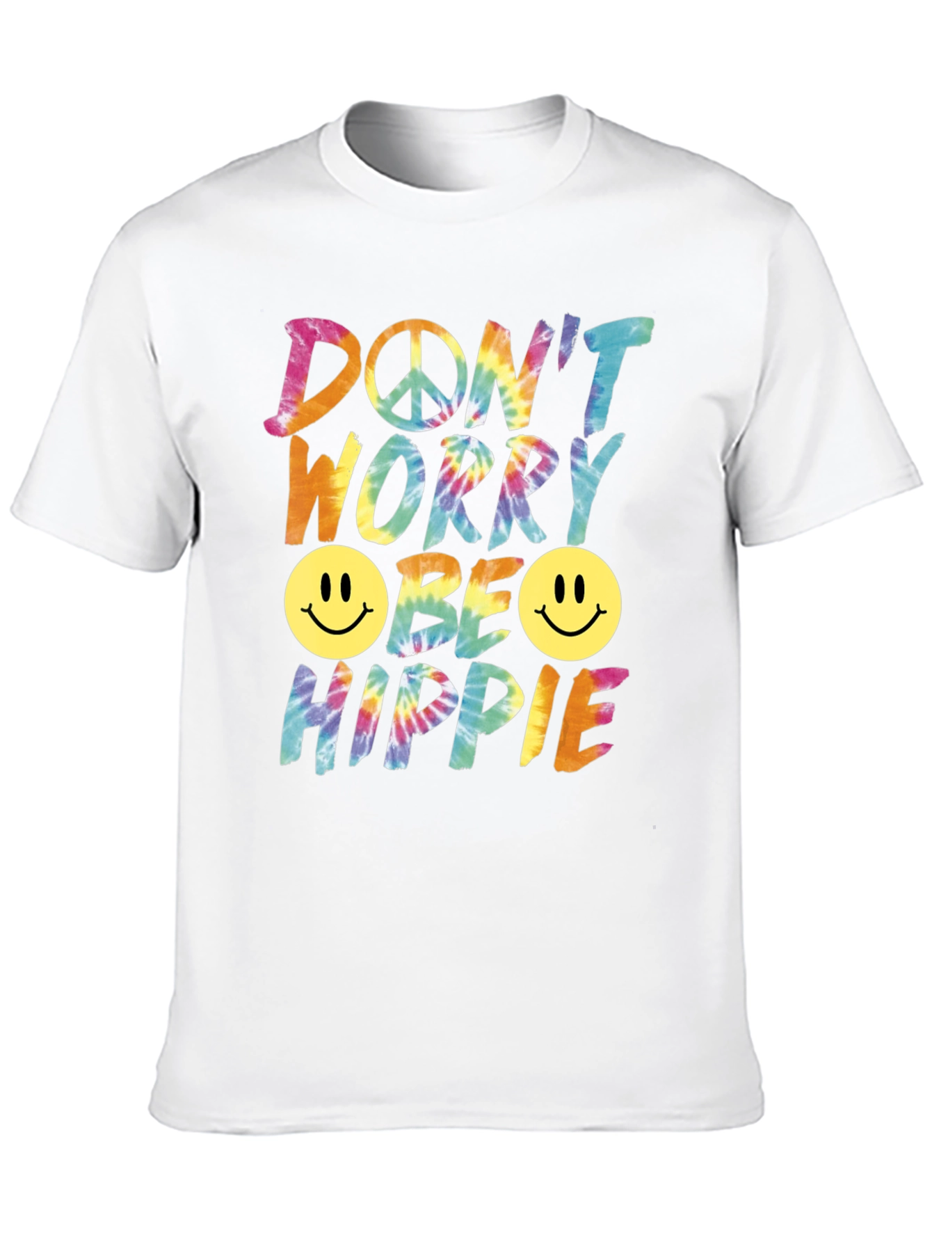 Dont Worry Be Hippie Graphic Tee