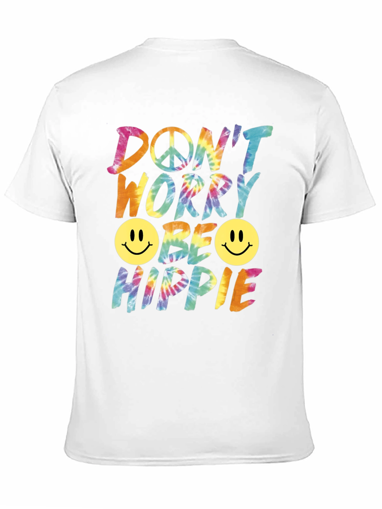 Dont Worry Be Hippie Graphic Tee