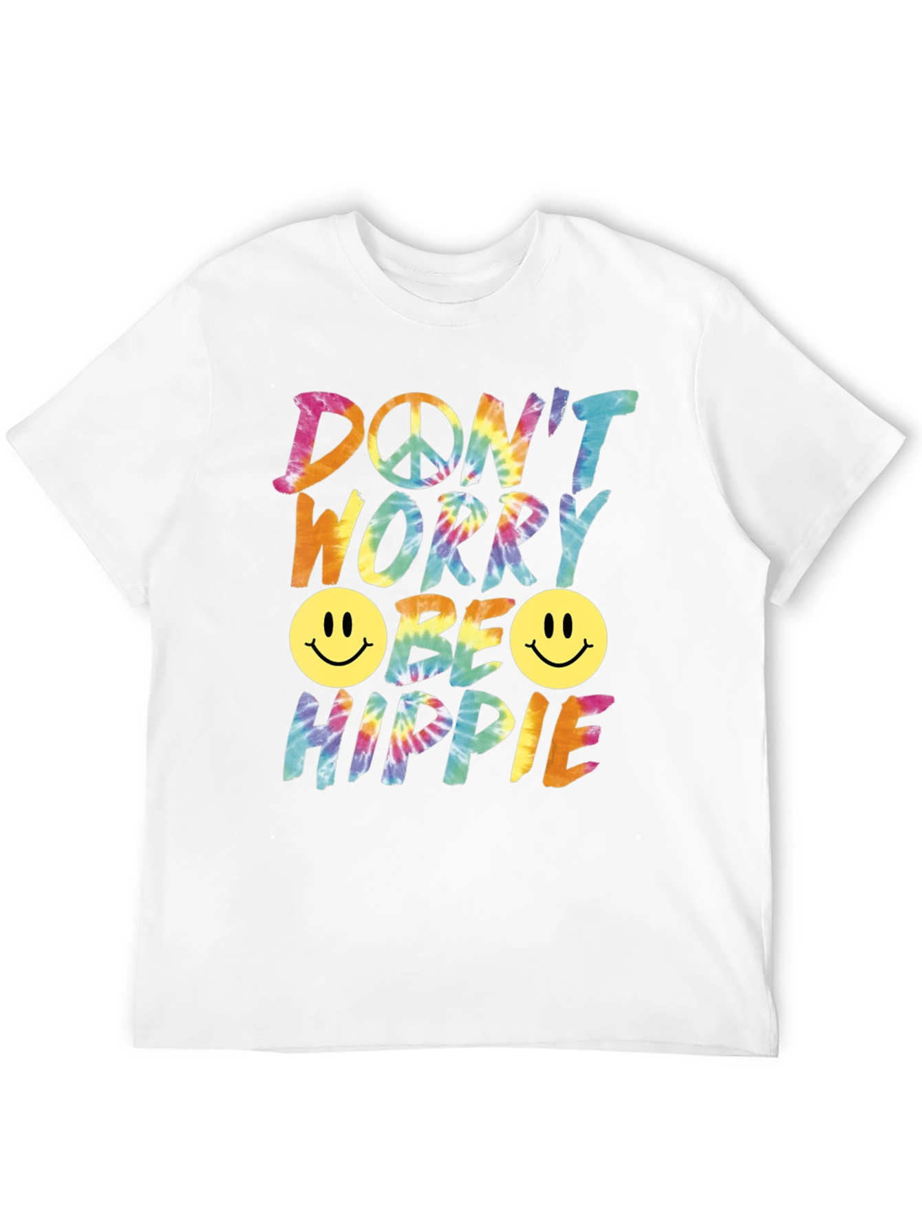 Dont Worry Be Hippie Graphic Tee