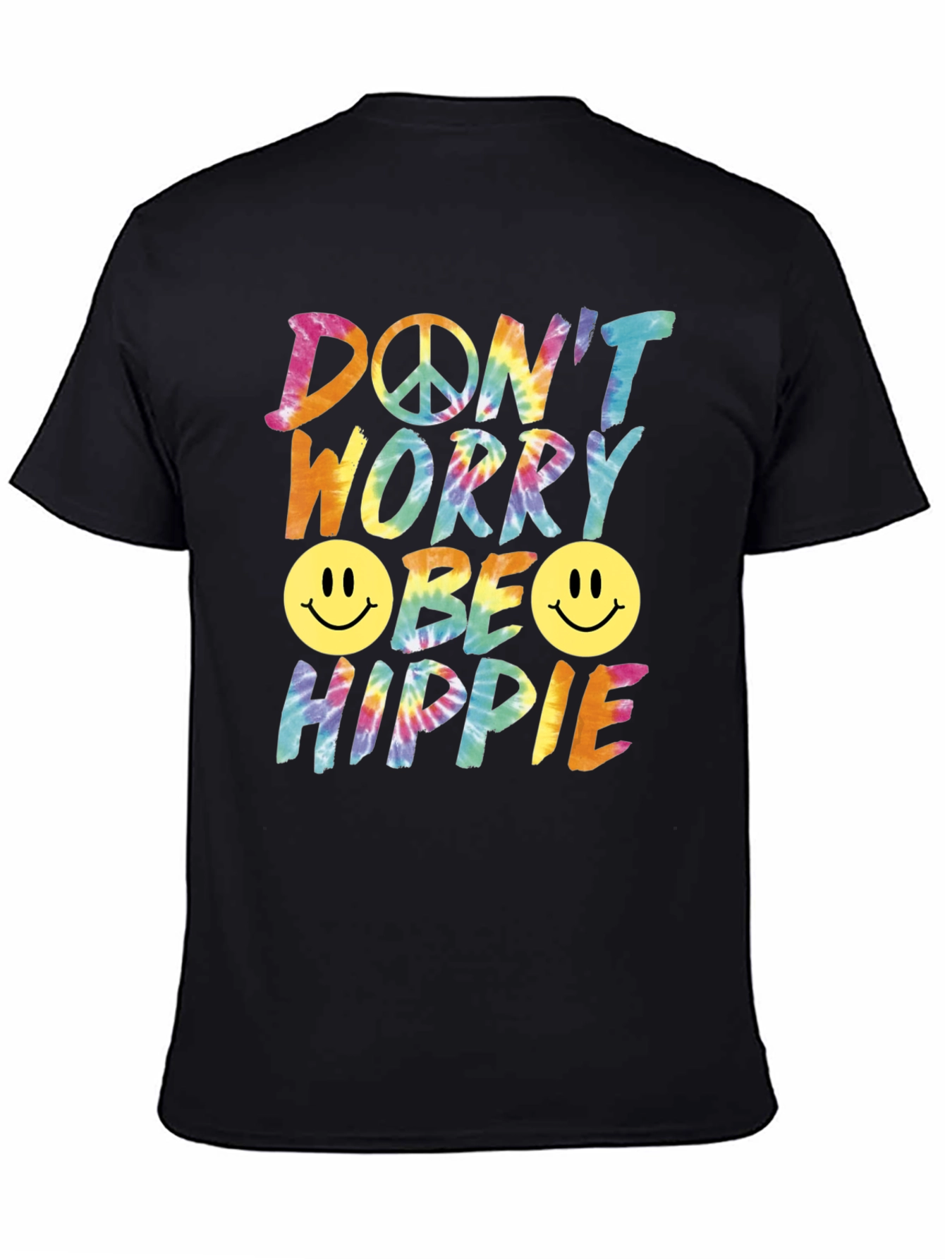 Dont Worry Be Hippie Graphic Tee