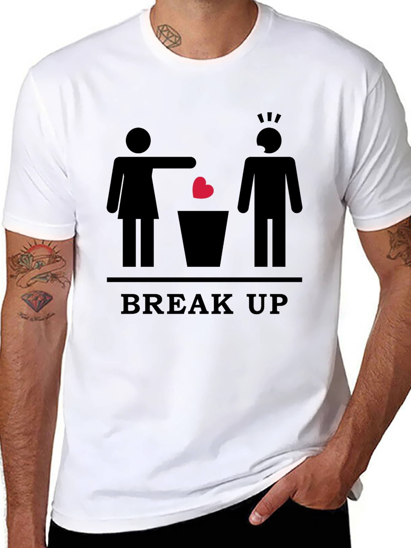Break Up Graphic T-Shirt