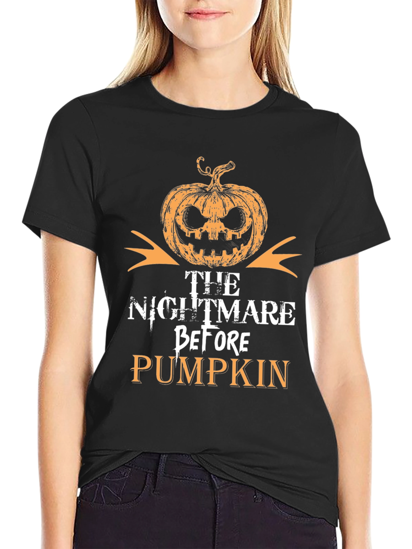 Nightmare Before Pumpkin Graphic T-Shirt