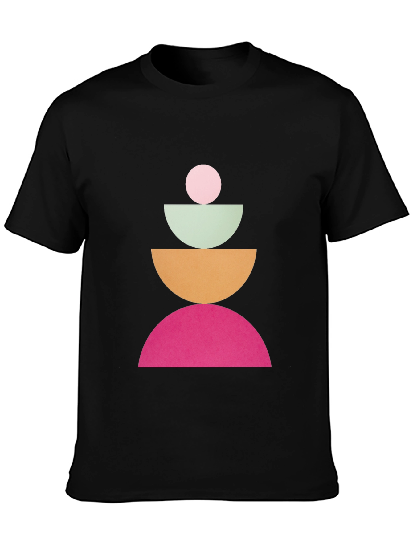 Geometric Totem Black T-Shirt