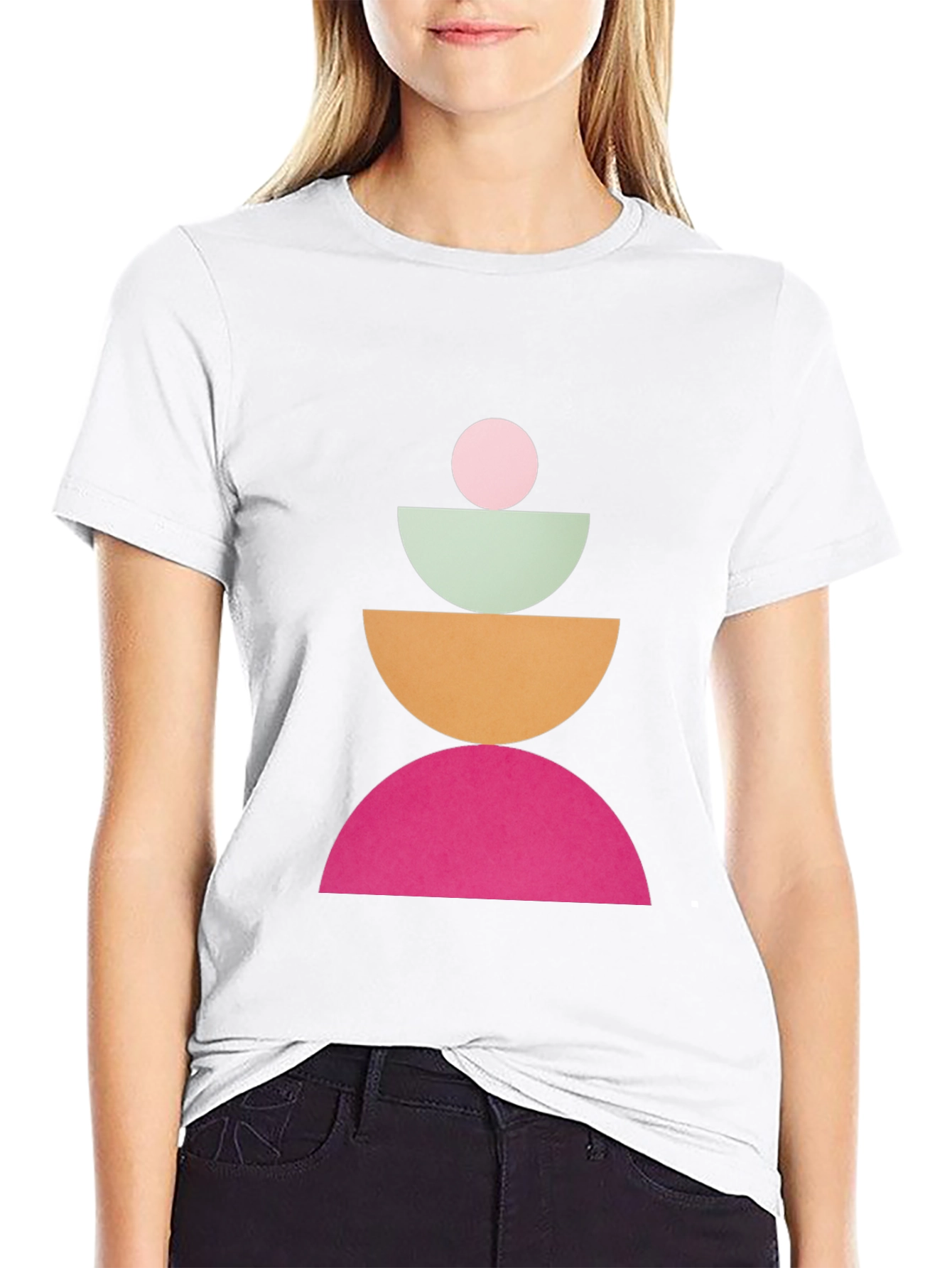 Geometric Totem Black T-Shirt