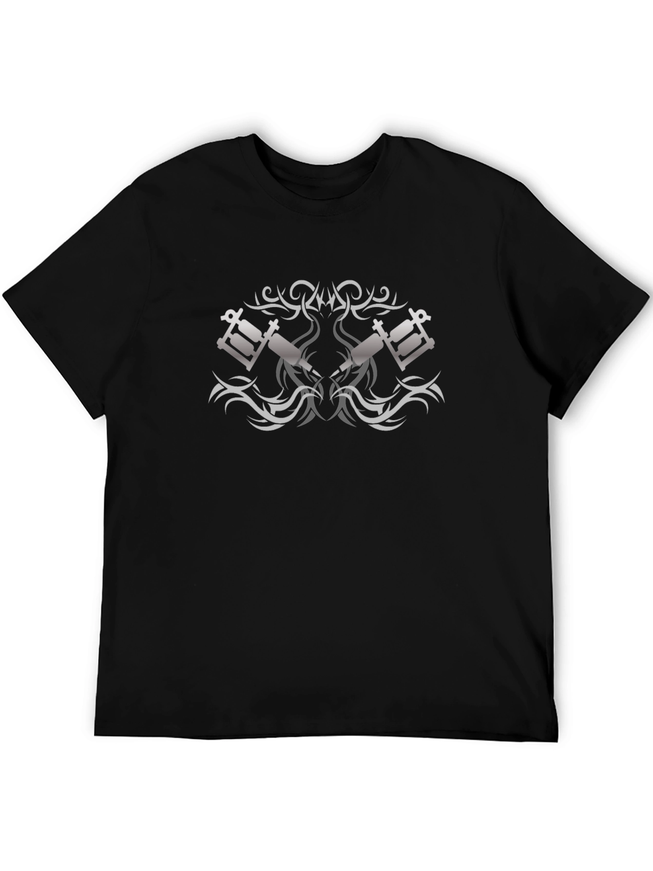 Tattoo Machine Graphic Tee - Black