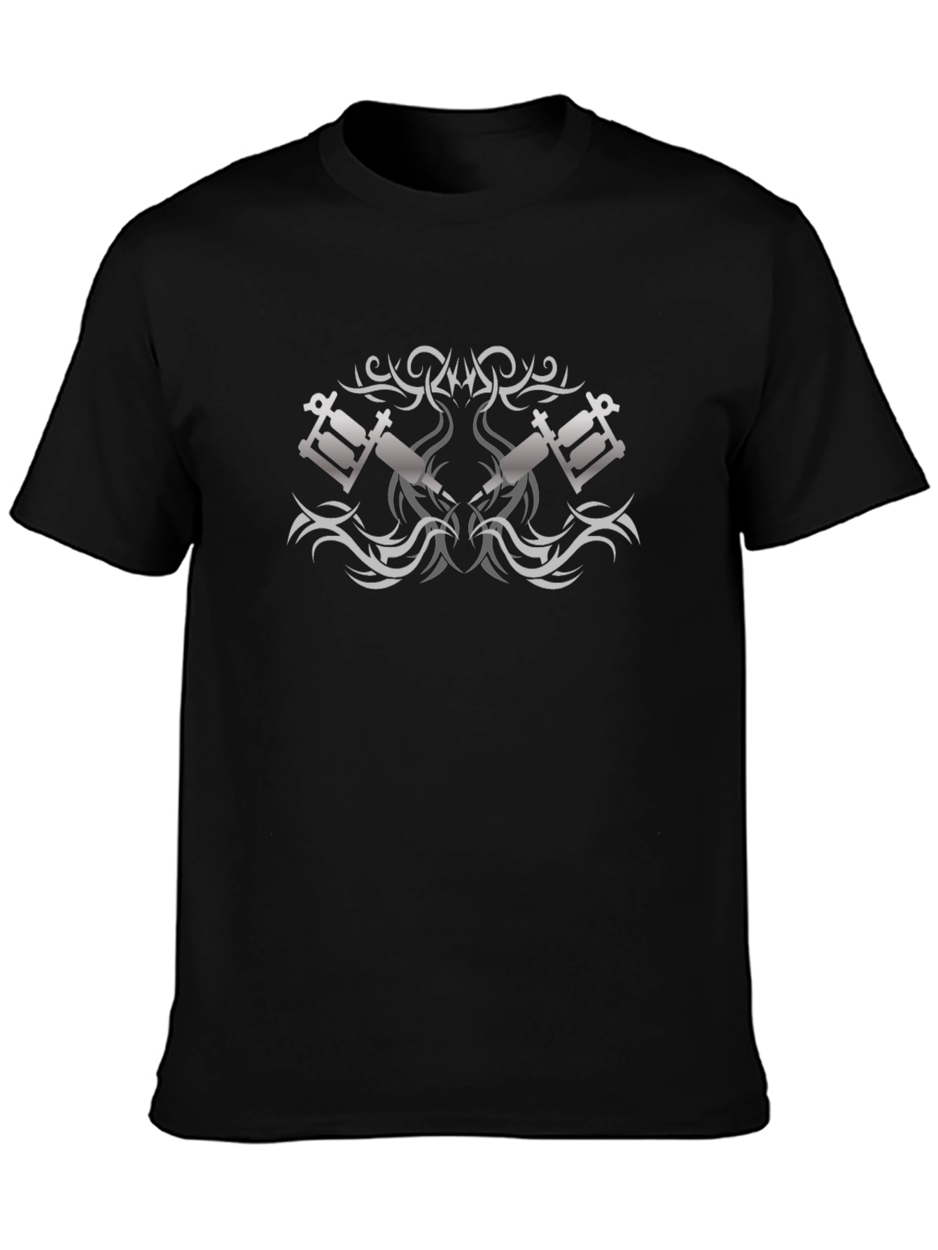 Tattoo Machine Graphic Tee - Black