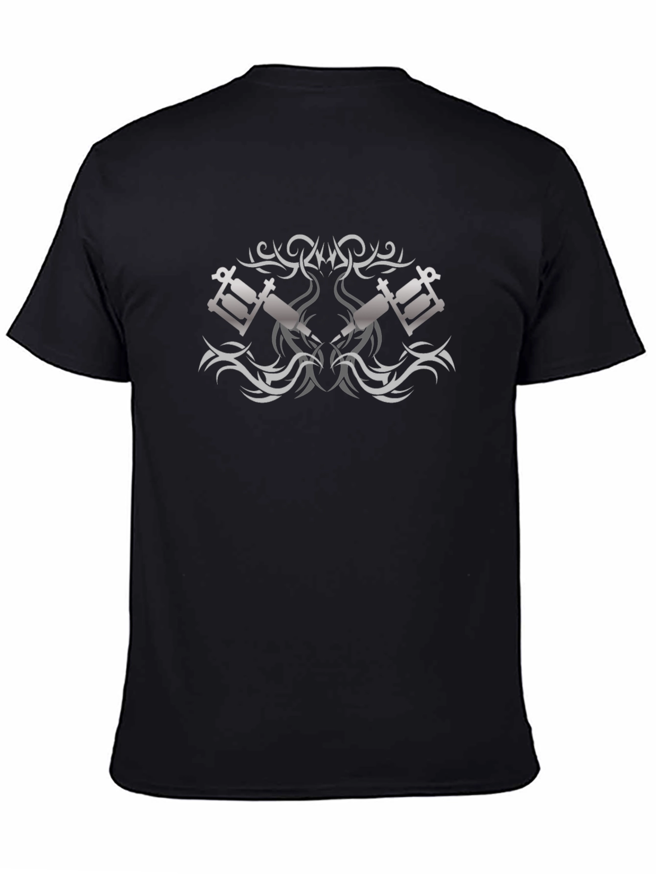 Tattoo Machine Graphic Tee - Black