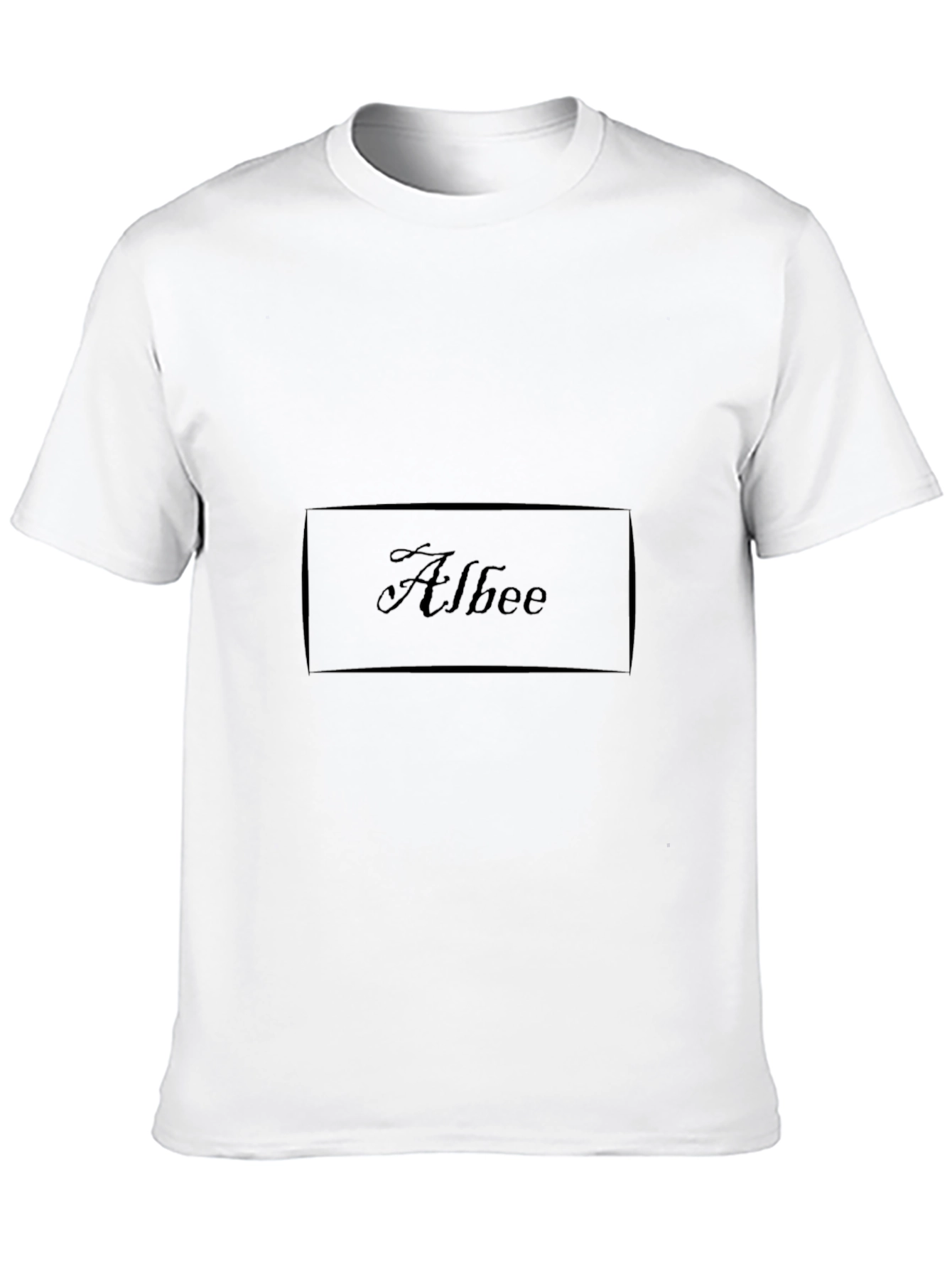 Black Albee Graphic Tee - Modern Streetwear