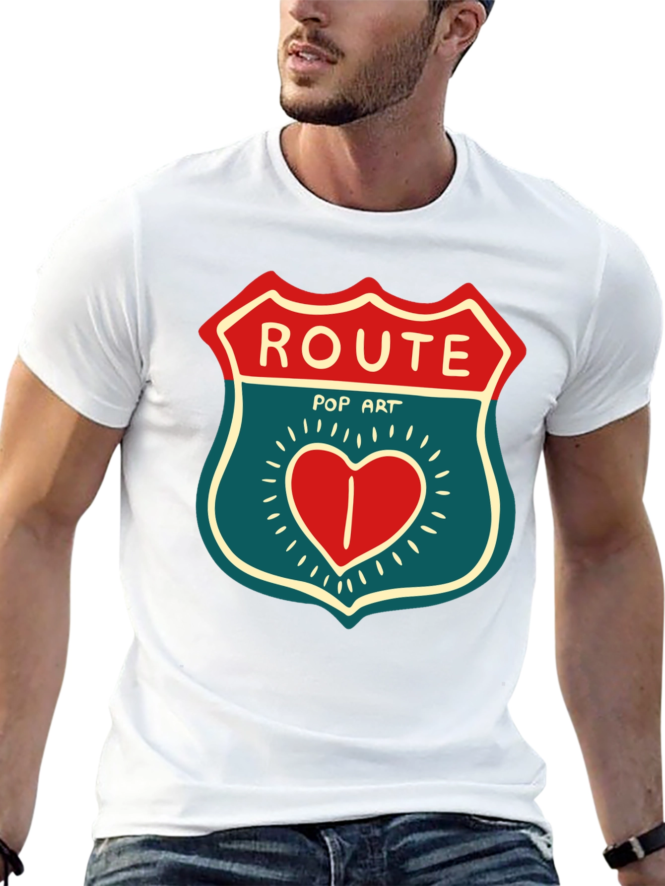 Route Pop Art Graphic Tee