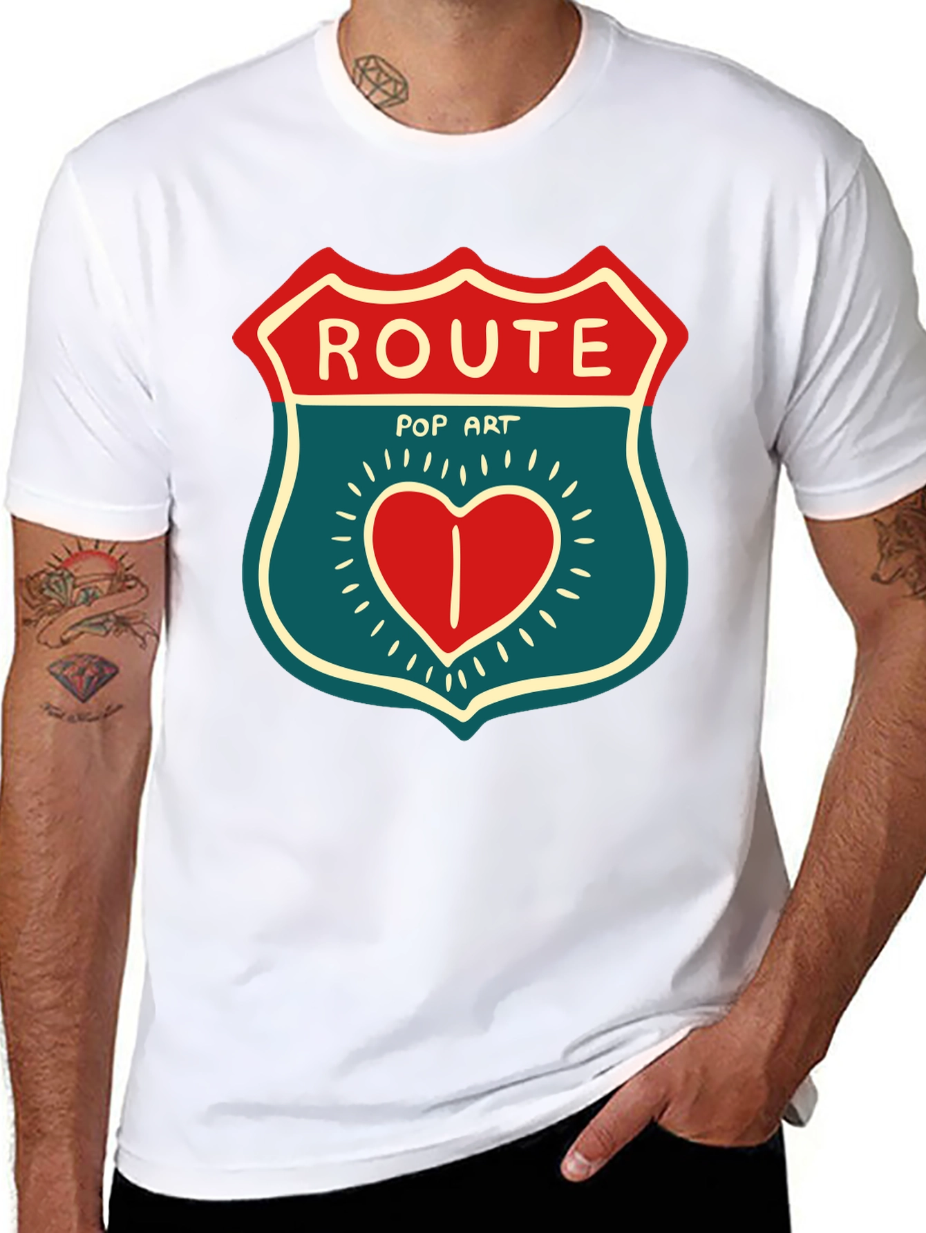 Route Pop Art Graphic Tee
