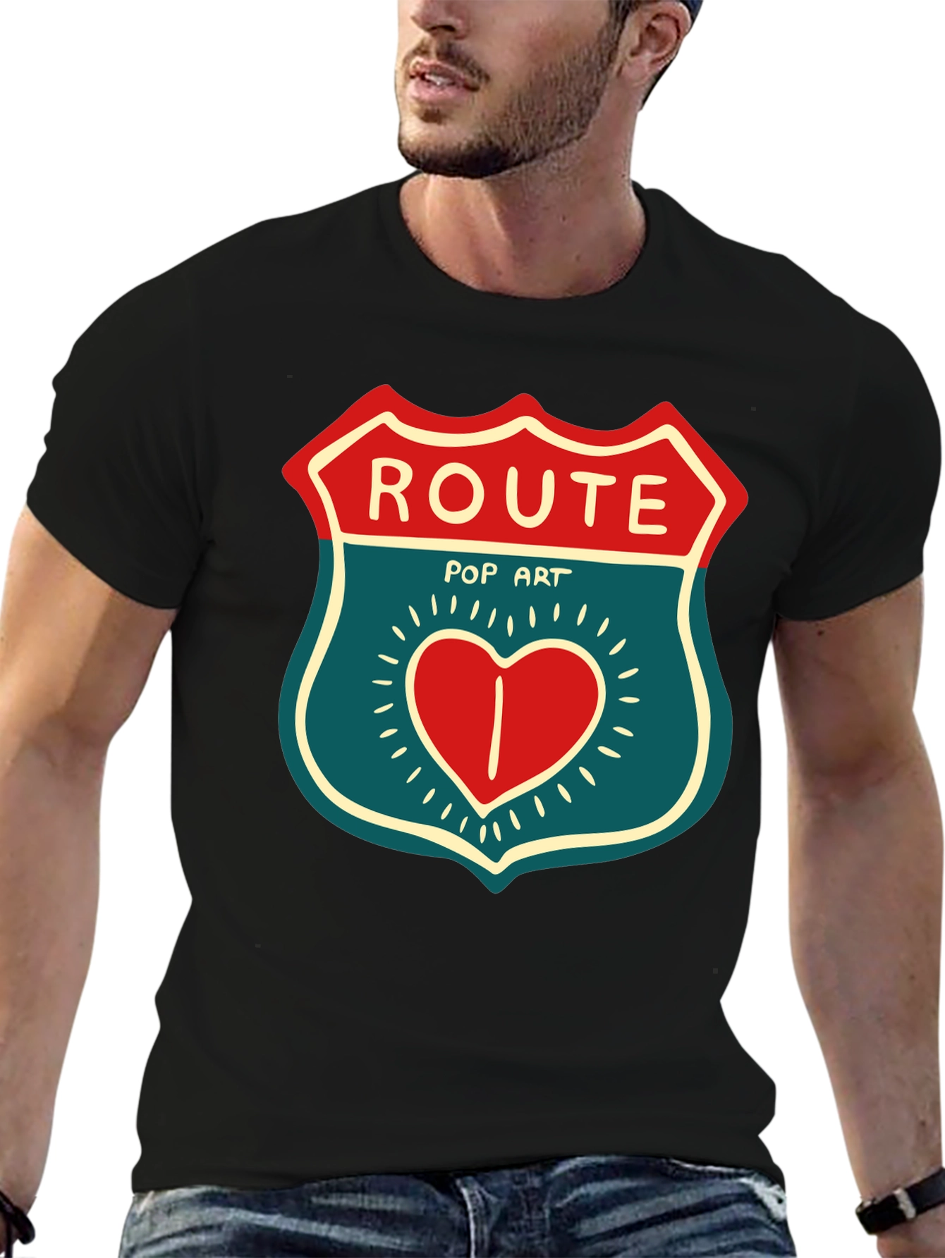 Route Pop Art Graphic Tee
