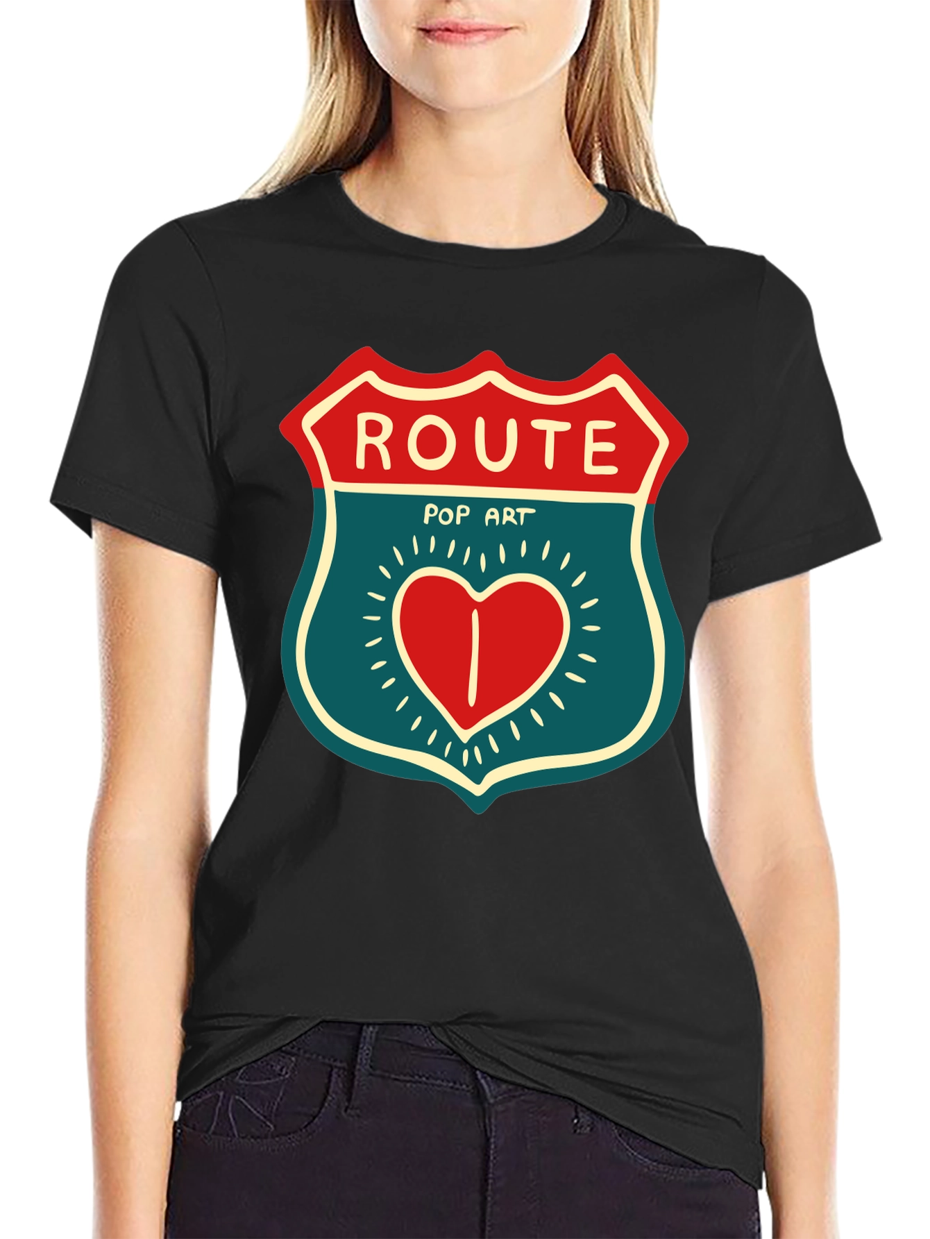 Route Pop Art Graphic Tee