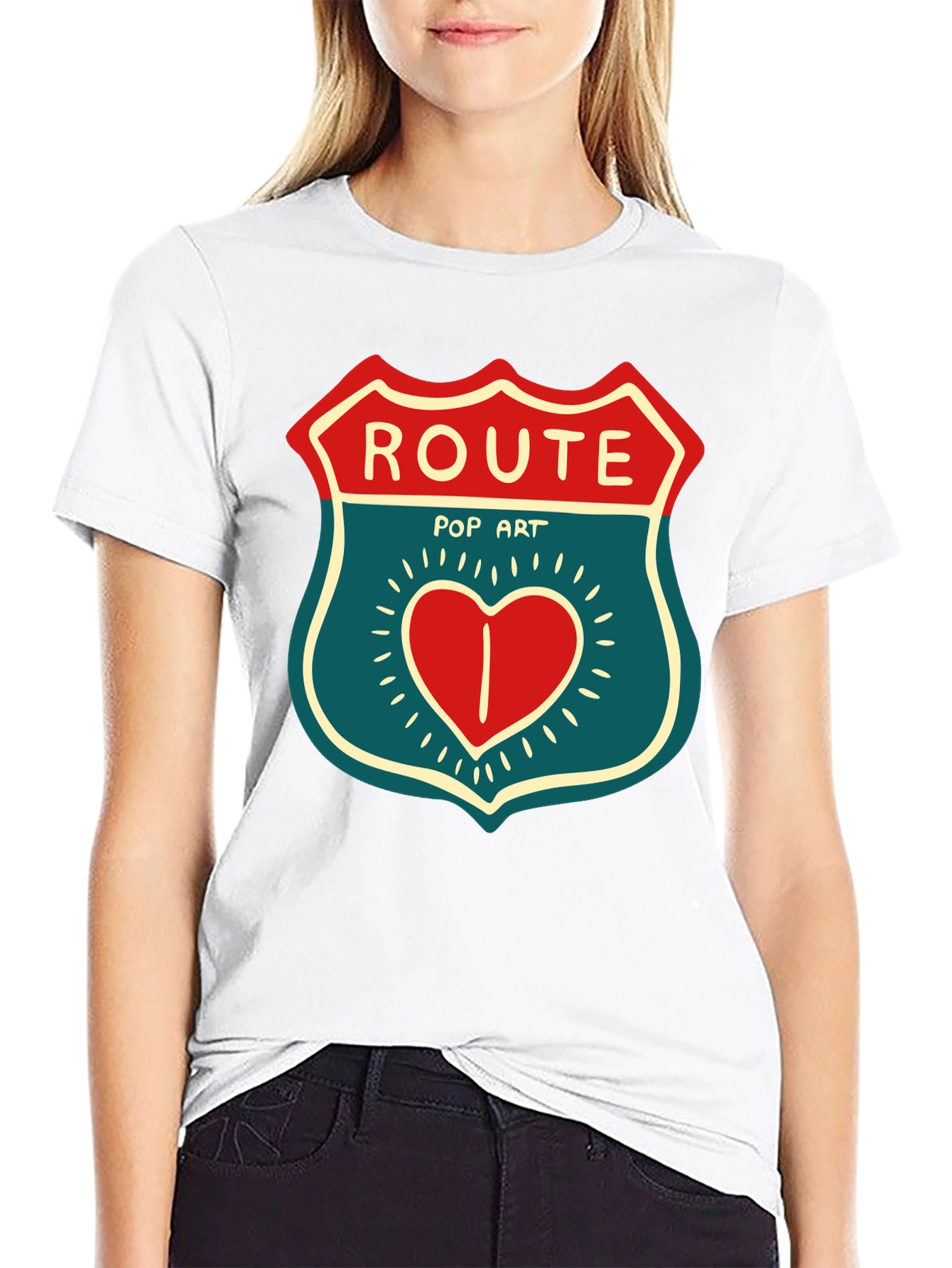 Route Pop Art Graphic Tee