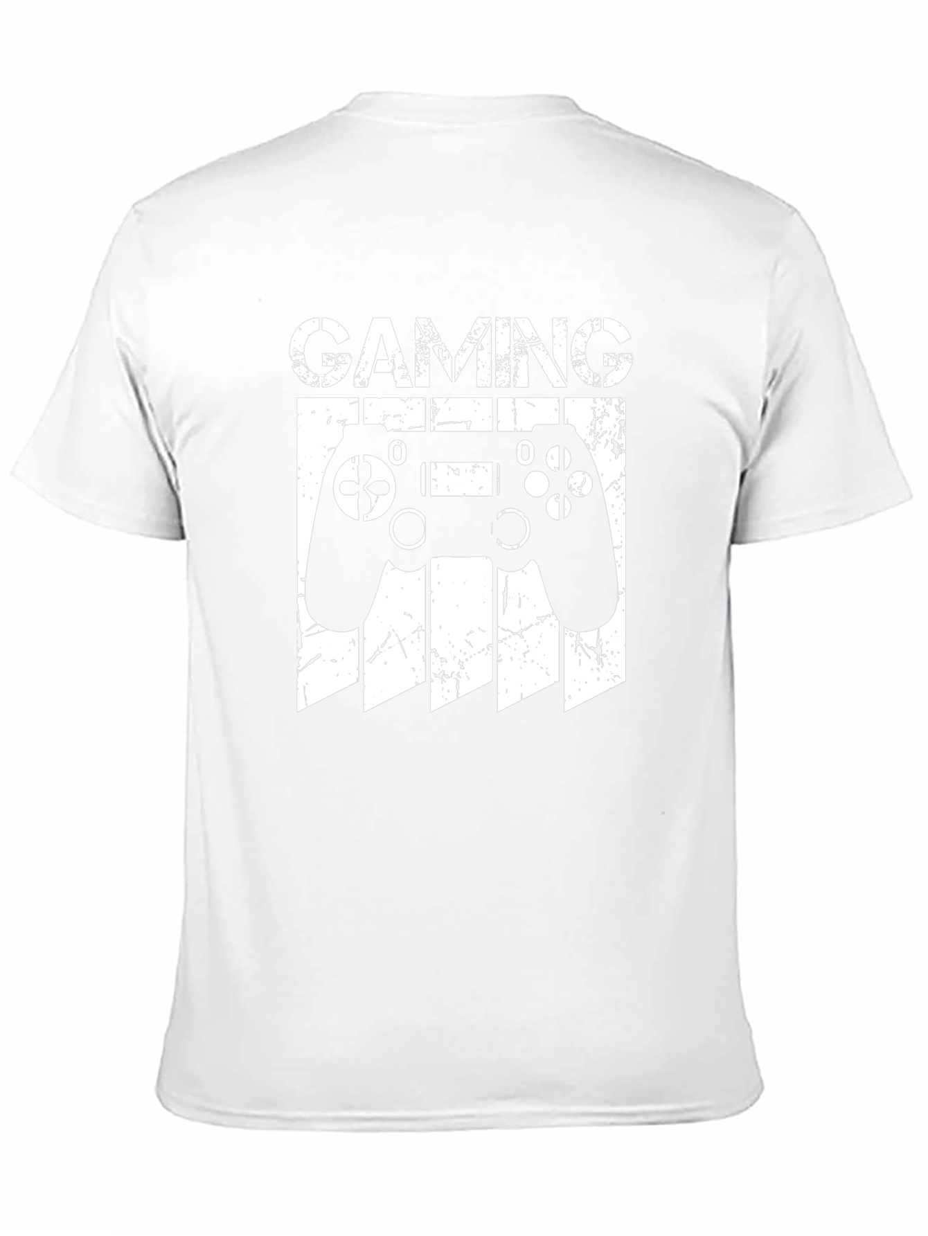 Gaming Controller Graphic Tee - Black Cotton T-Shirt