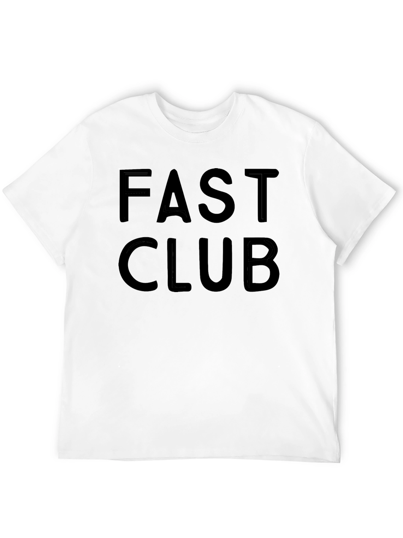 Fast Club Graphic Tee - Stylish Black T-Shirt