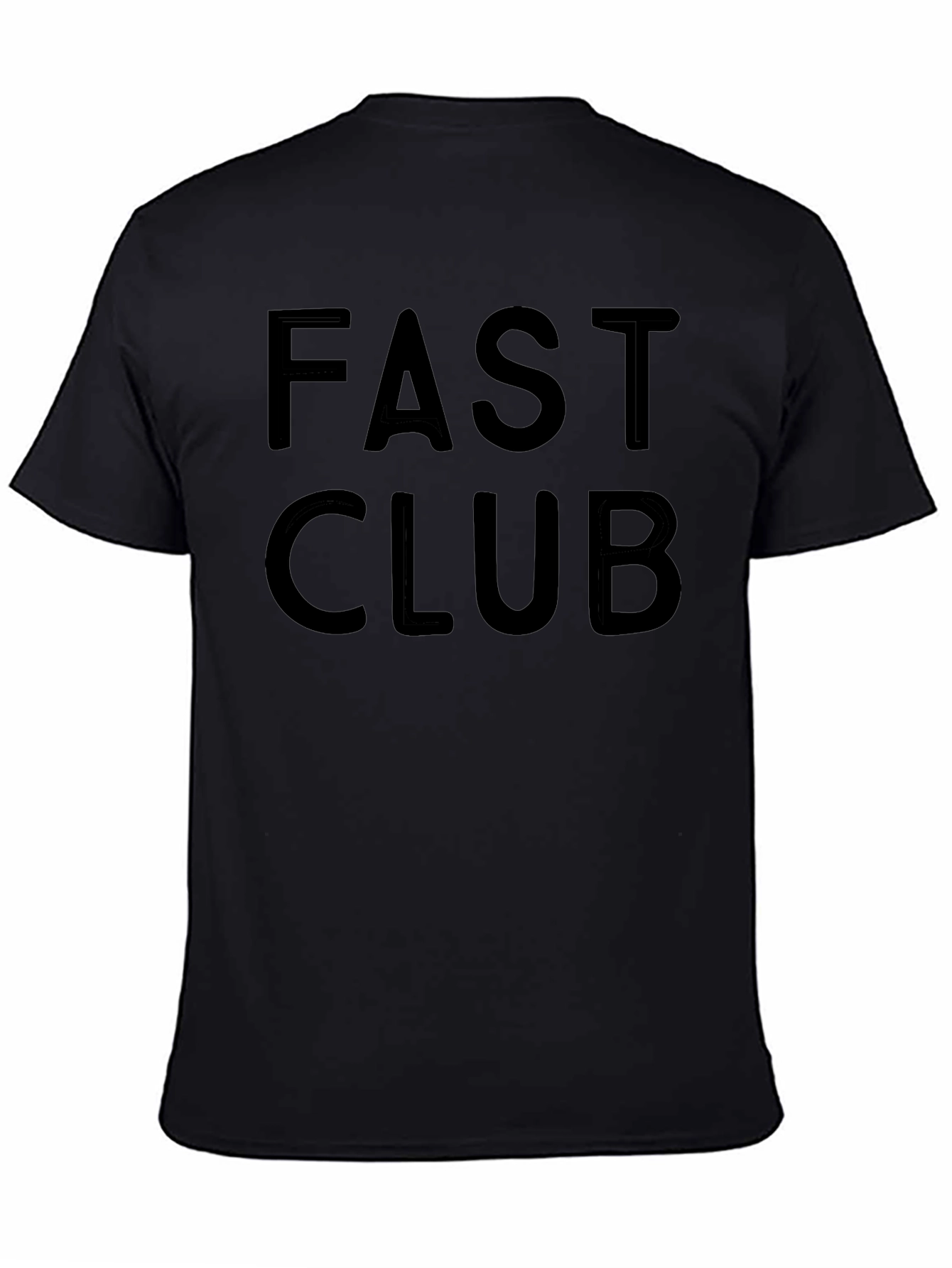 Fast Club Graphic Tee - Stylish Black T-Shirt