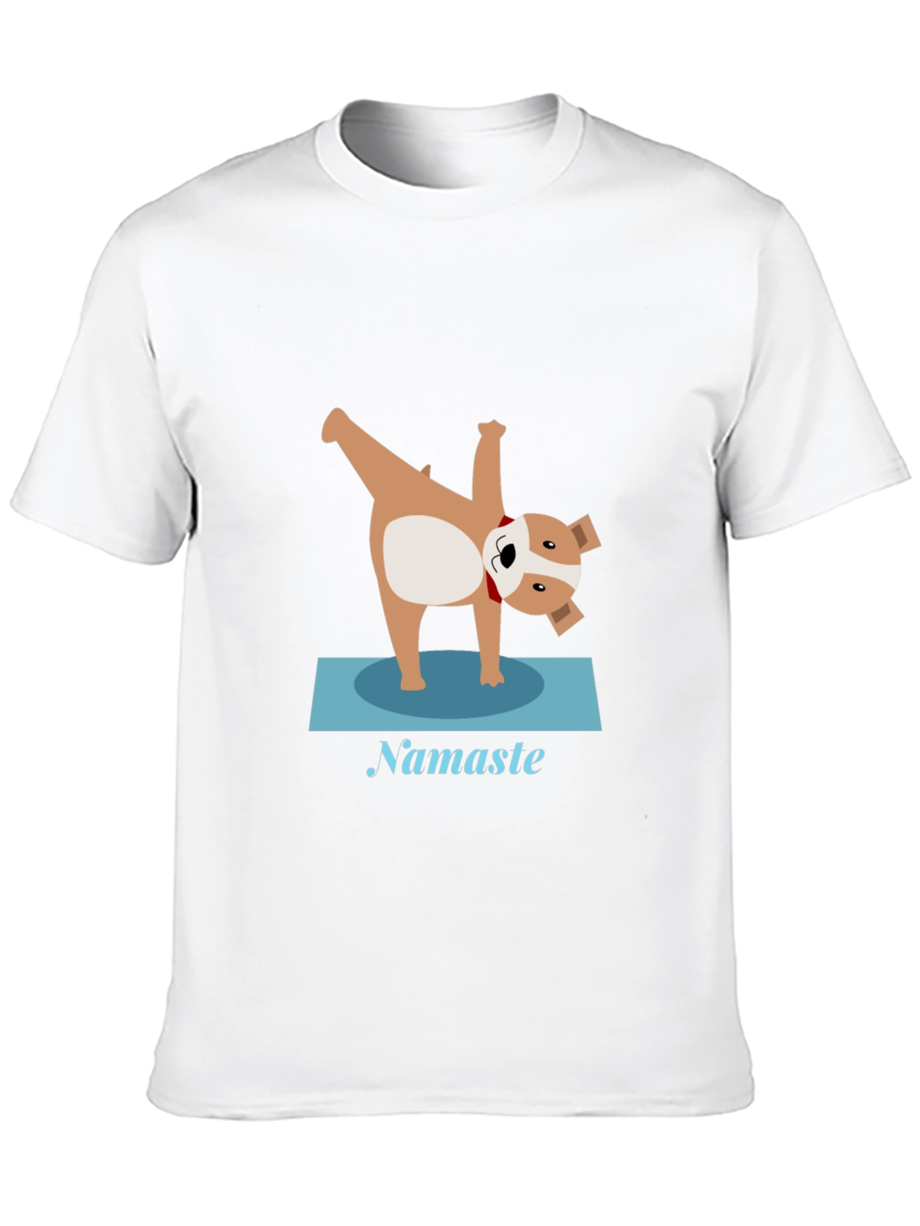 Yoga Dog Graphic Tee - Namaste T-Shirt