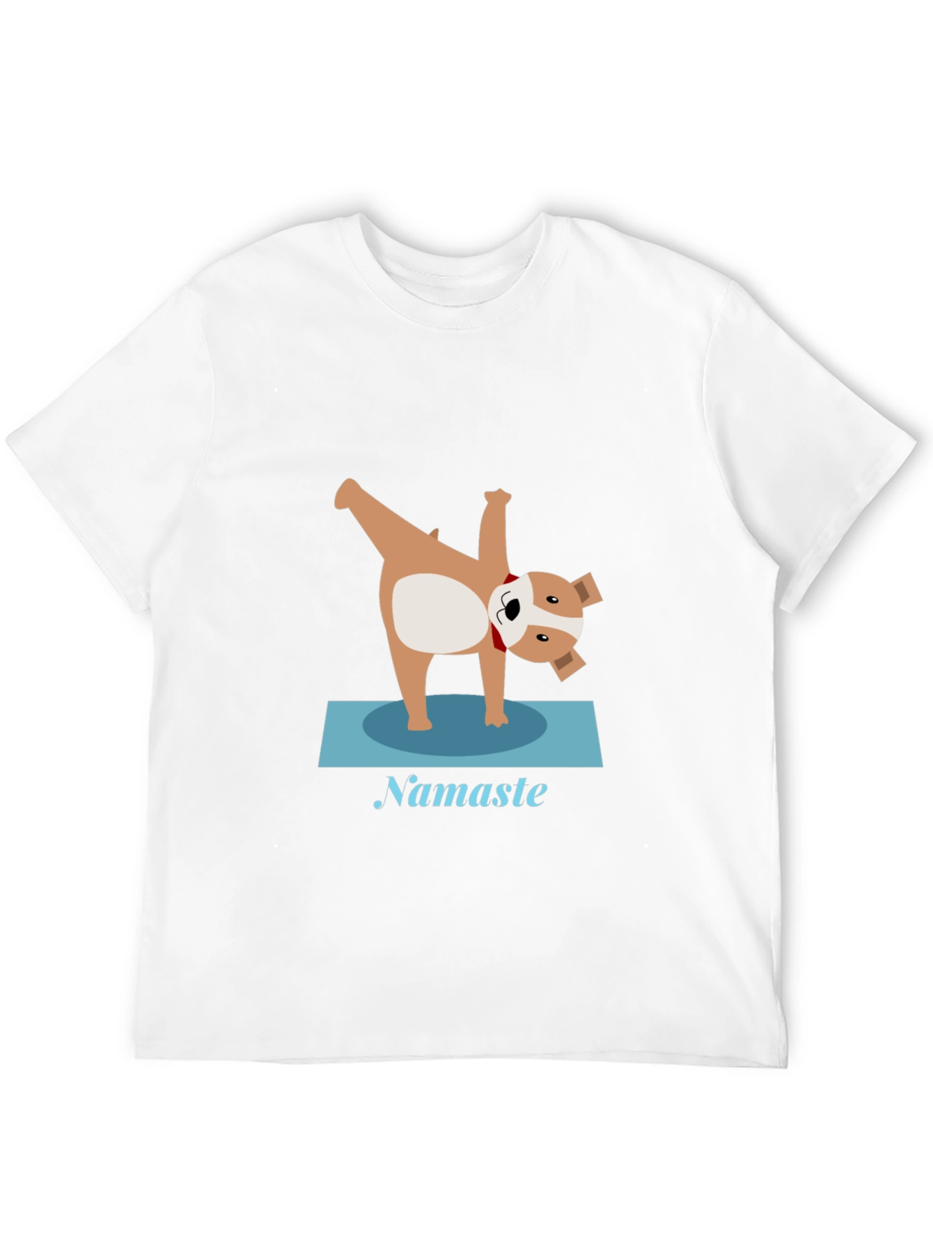Yoga Dog Graphic Tee - Namaste T-Shirt