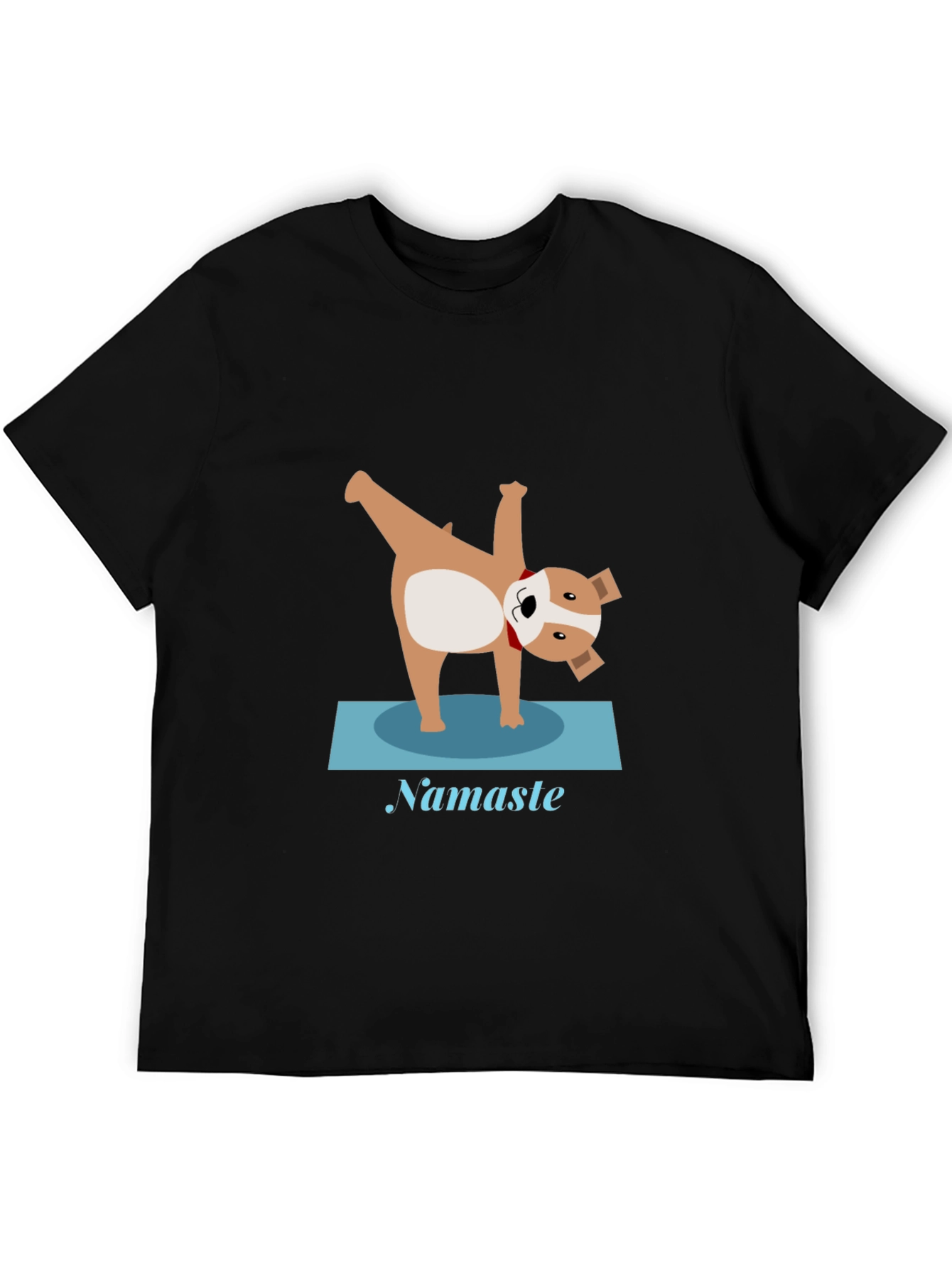 Yoga Dog Graphic Tee - Namaste T-Shirt
