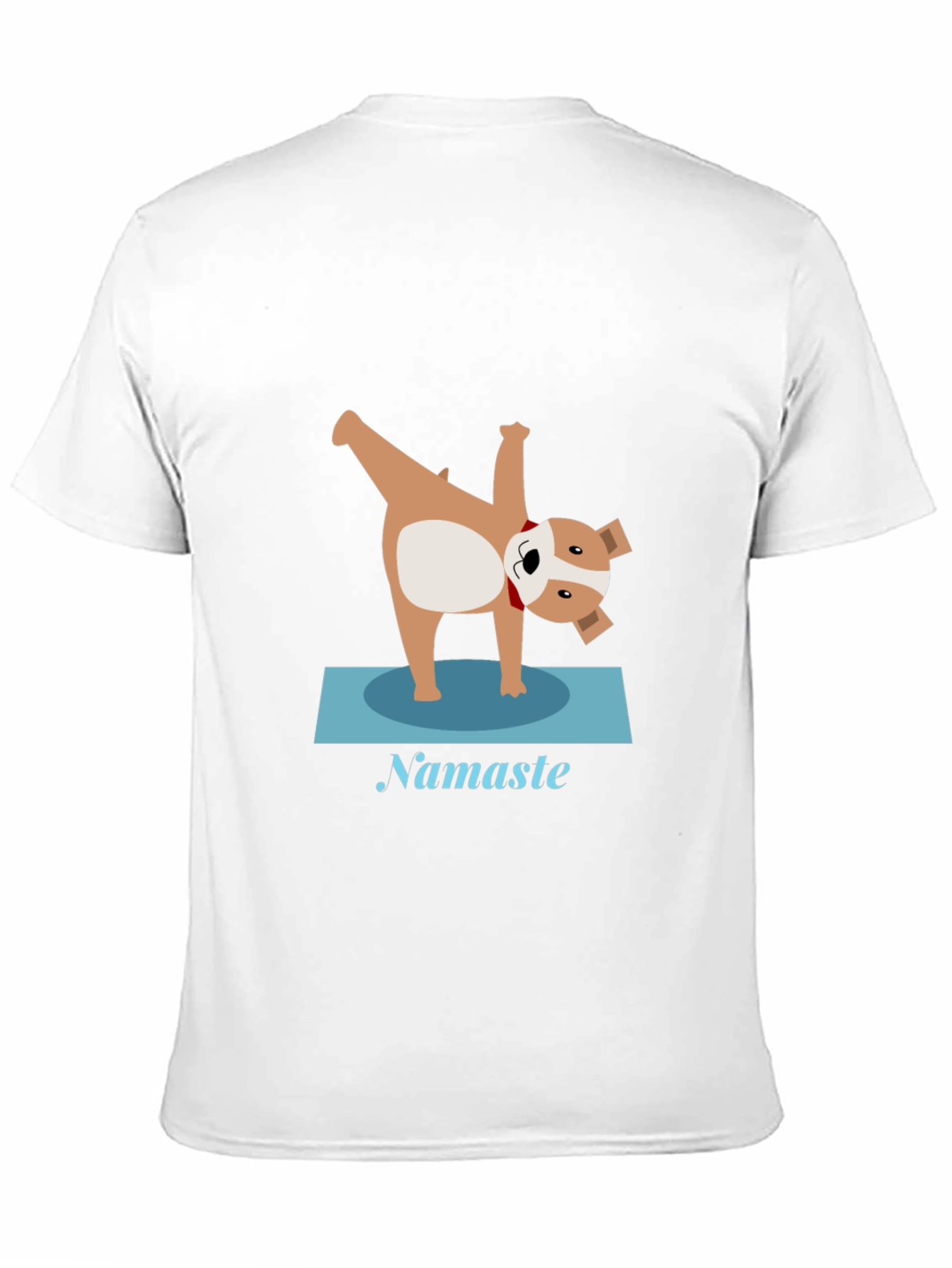 Yoga Dog Graphic Tee - Namaste T-Shirt
