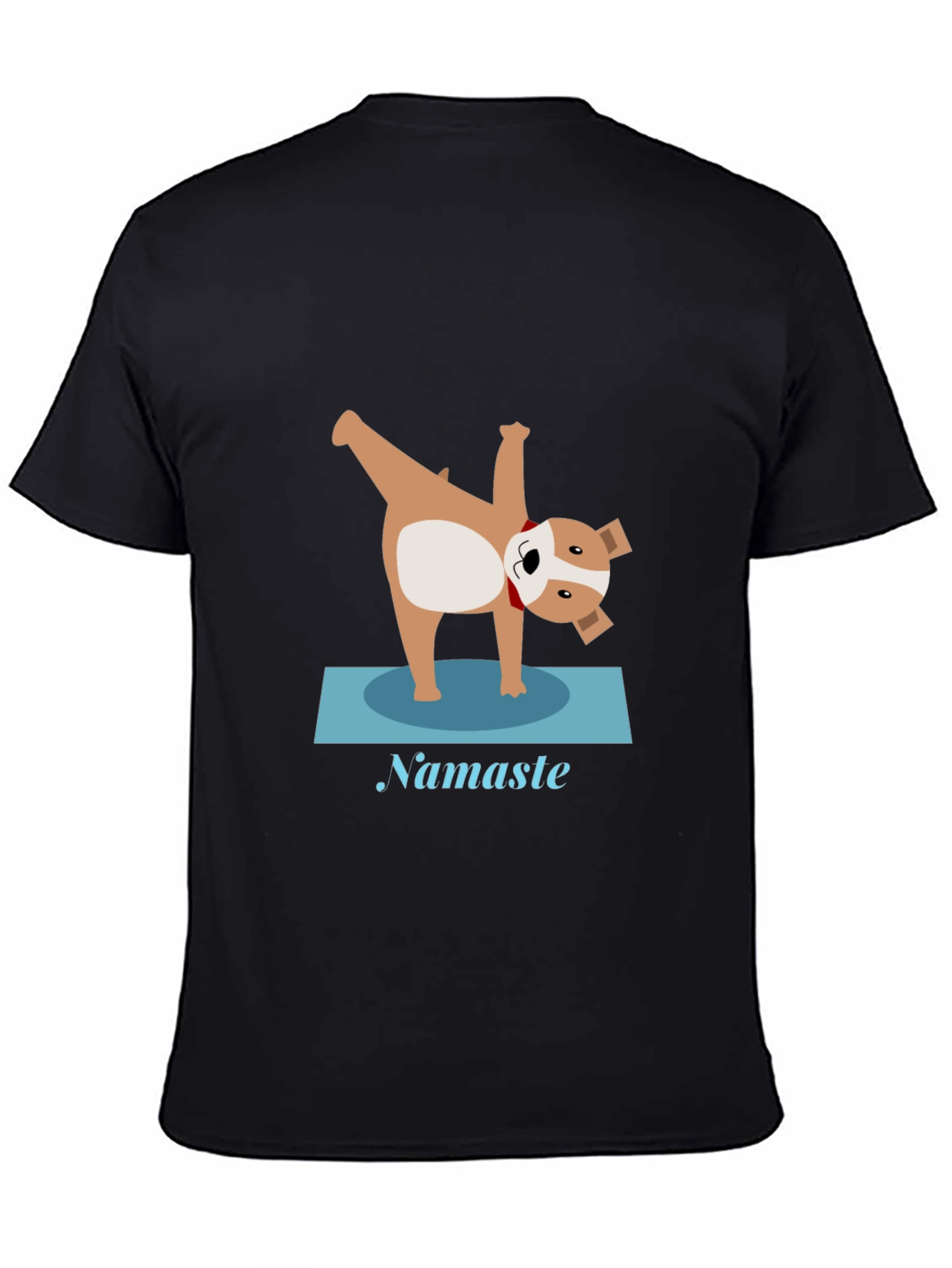 Yoga Dog Graphic Tee - Namaste T-Shirt