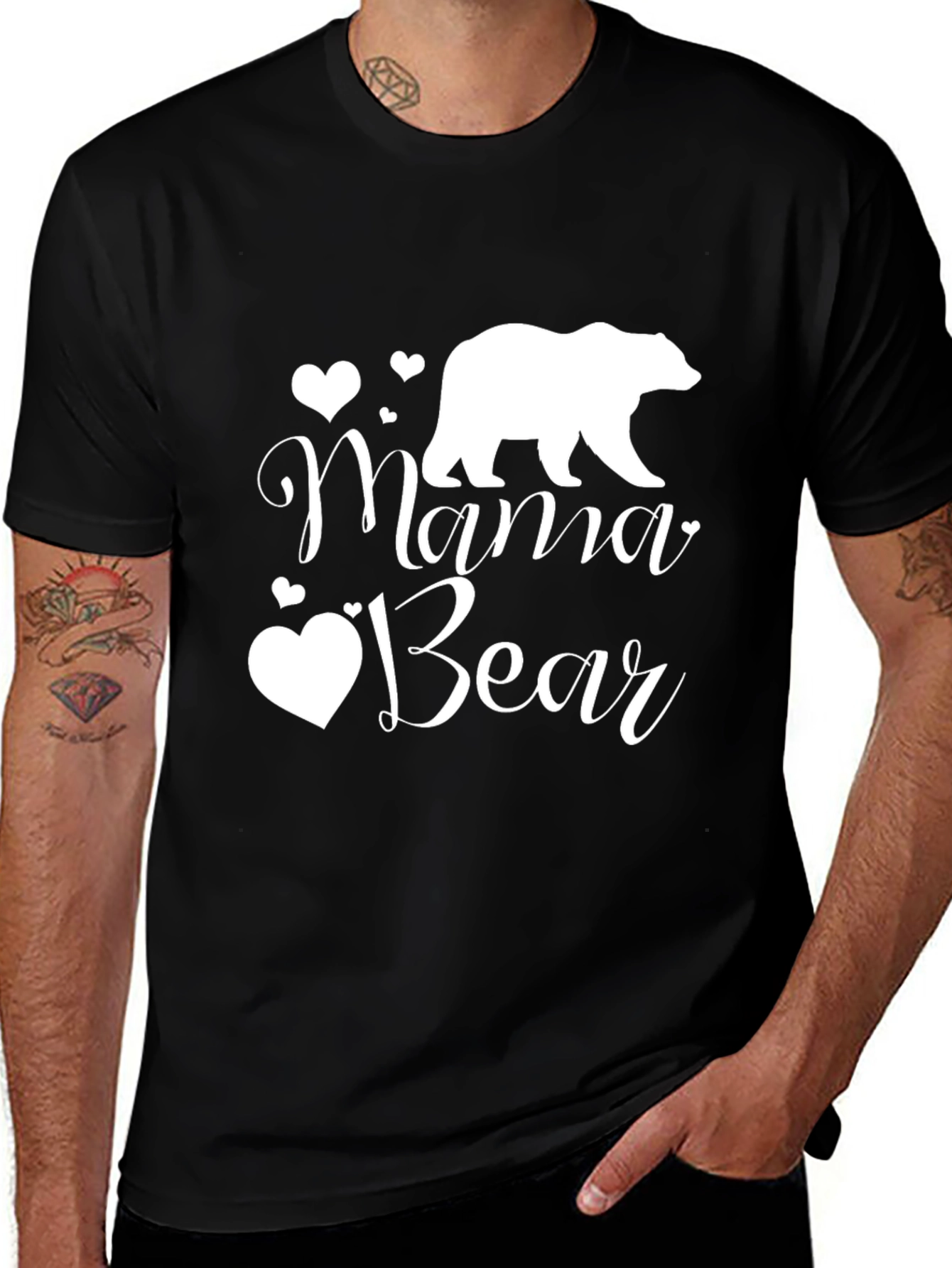 Mama Bear T-Shirt - Cute Bear Design