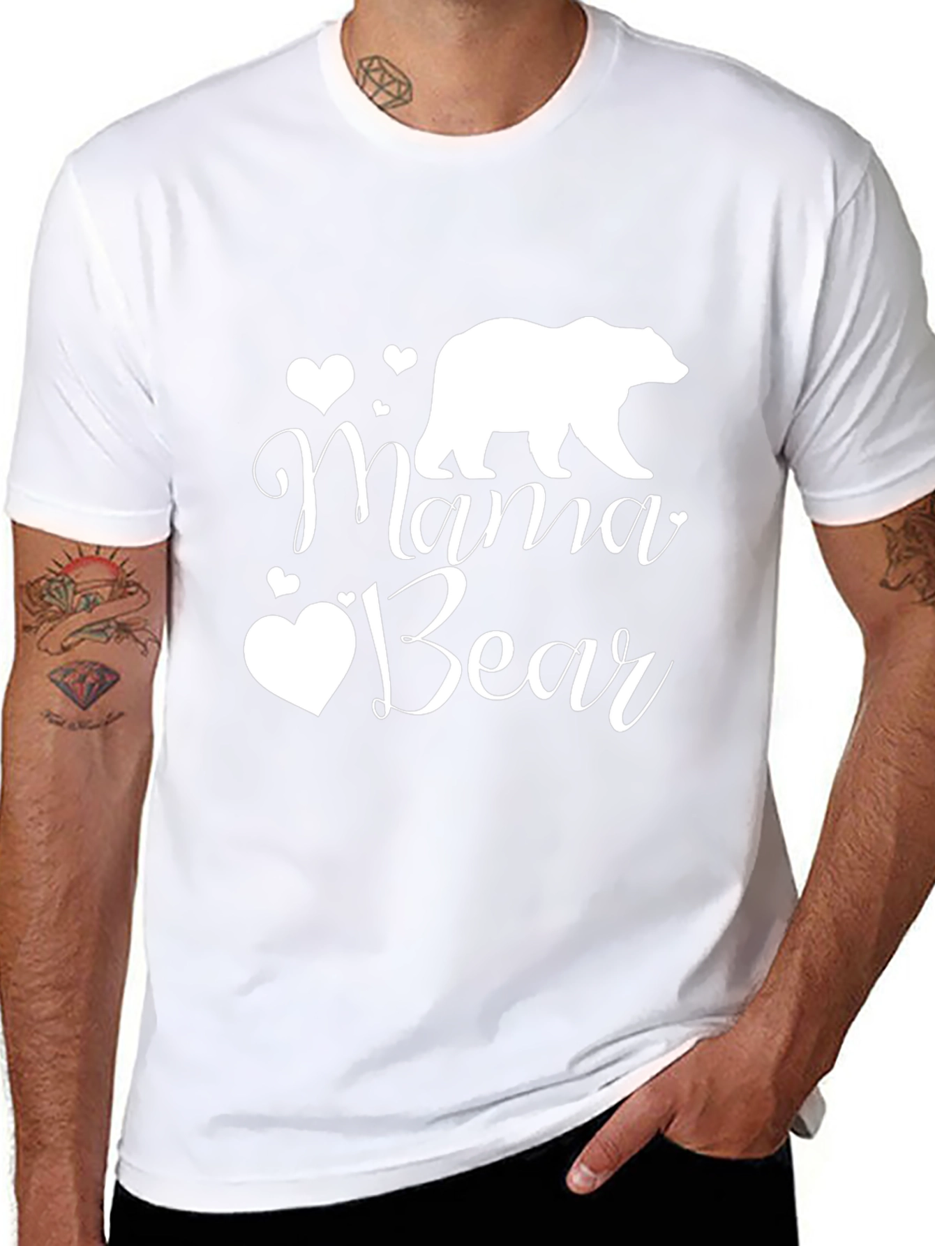 Mama Bear T-Shirt - Cute Bear Design
