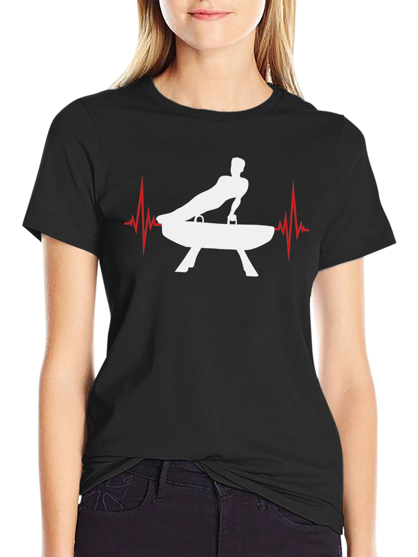 Gymnastics Heartbeat T-Shirt