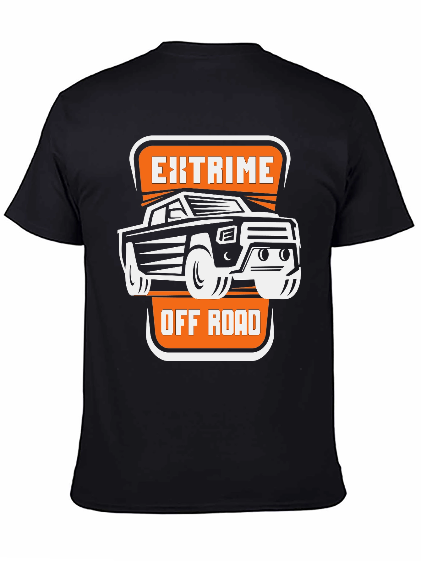 Extreme Off Road T-Shirt Black Cotton Tee