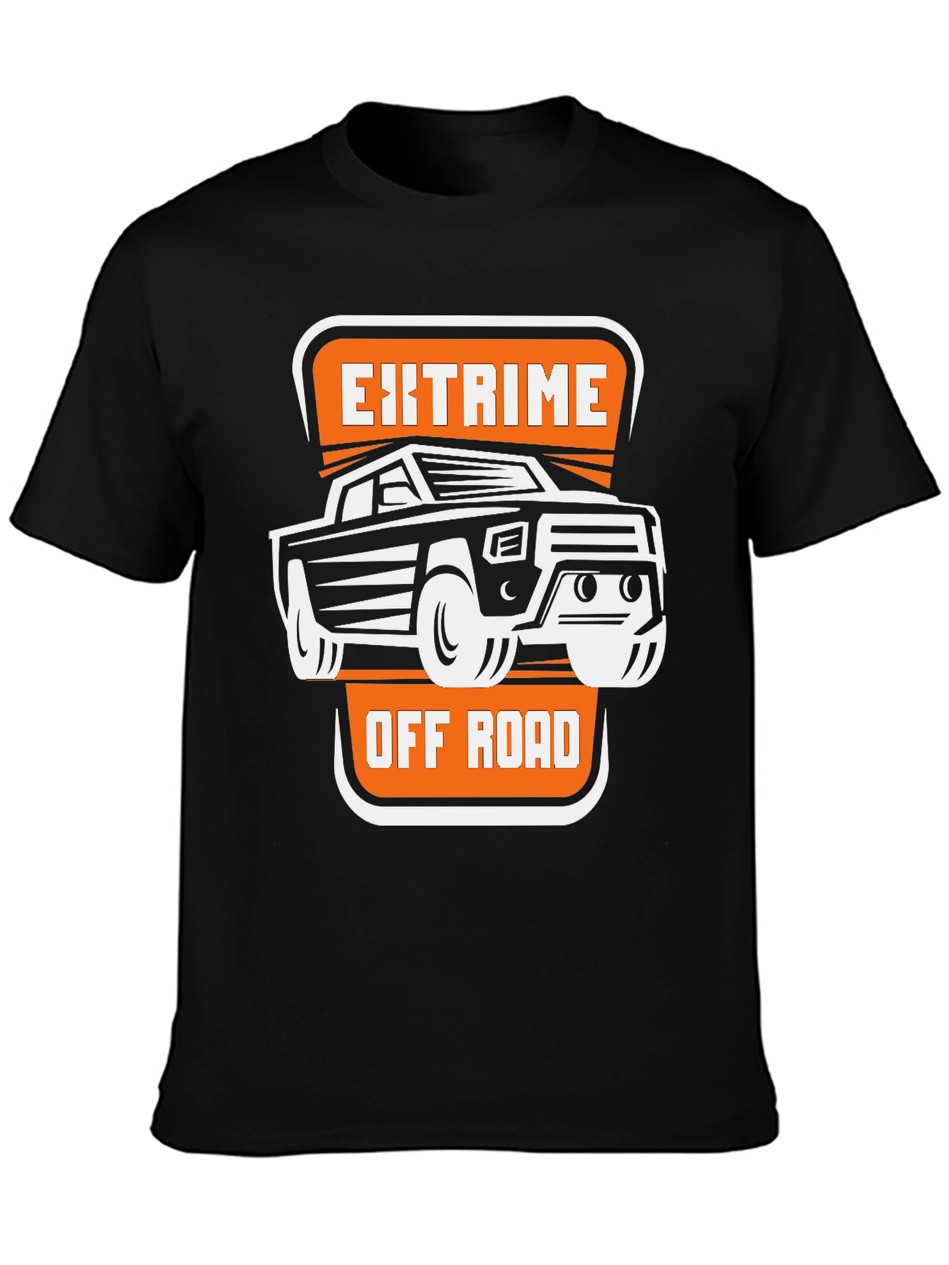 Extreme Off Road T-Shirt Black Cotton Tee