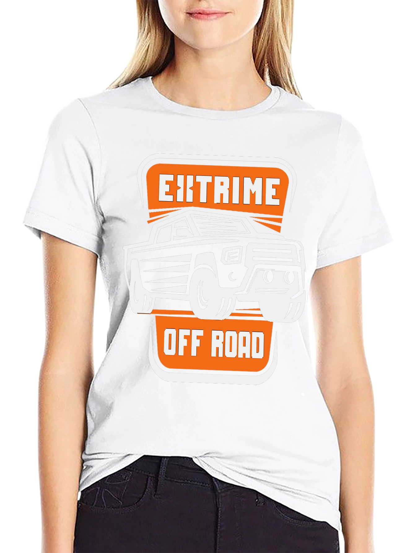 Extreme Off Road T-Shirt Black Cotton Tee