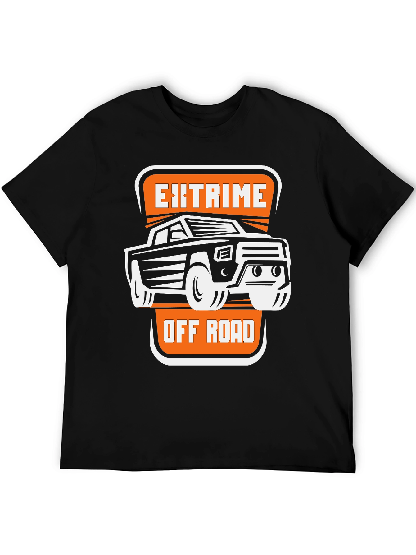 Extreme Off Road T-Shirt Black Cotton Tee