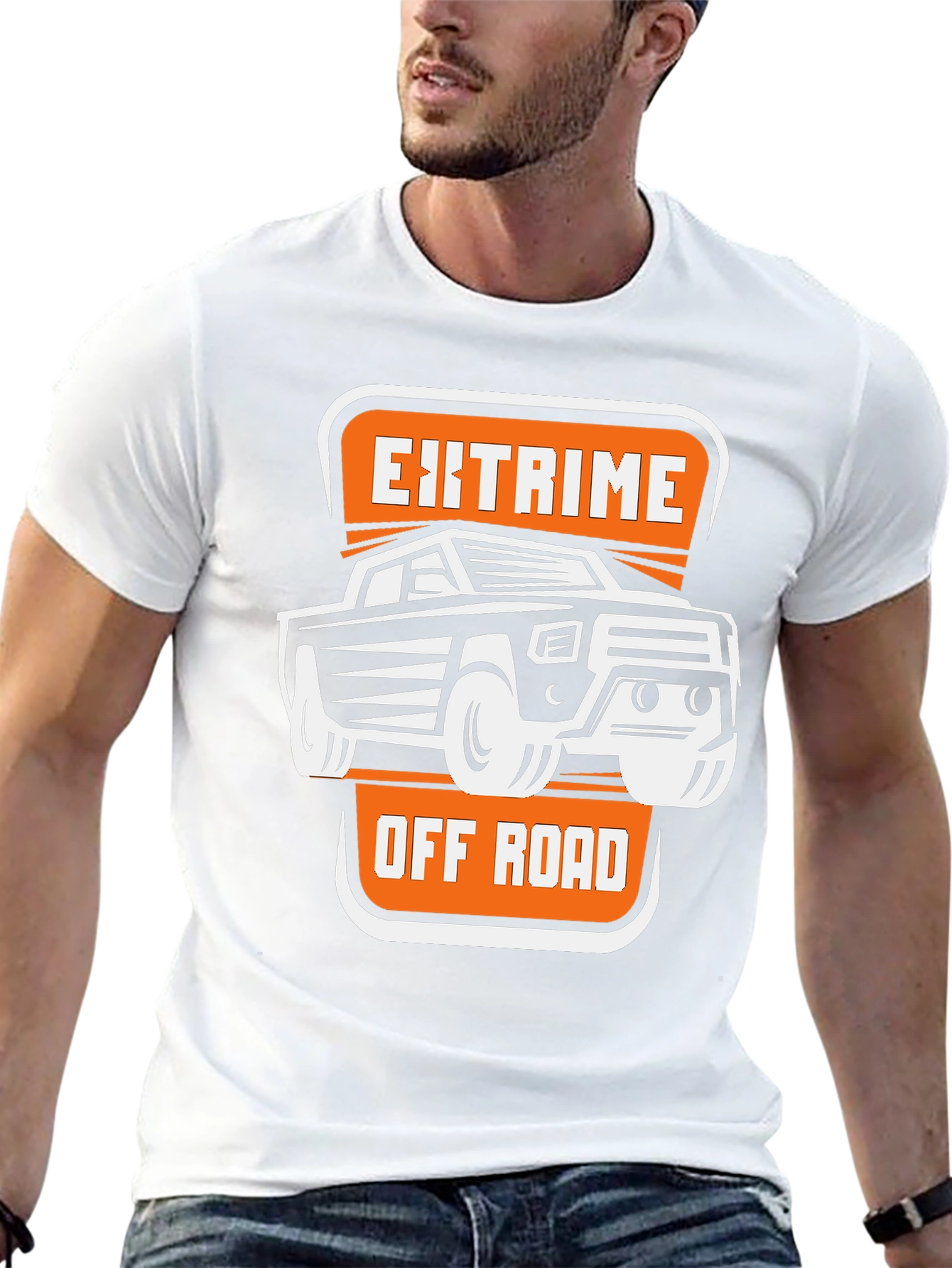 Extreme Off Road T-Shirt Black Cotton Tee