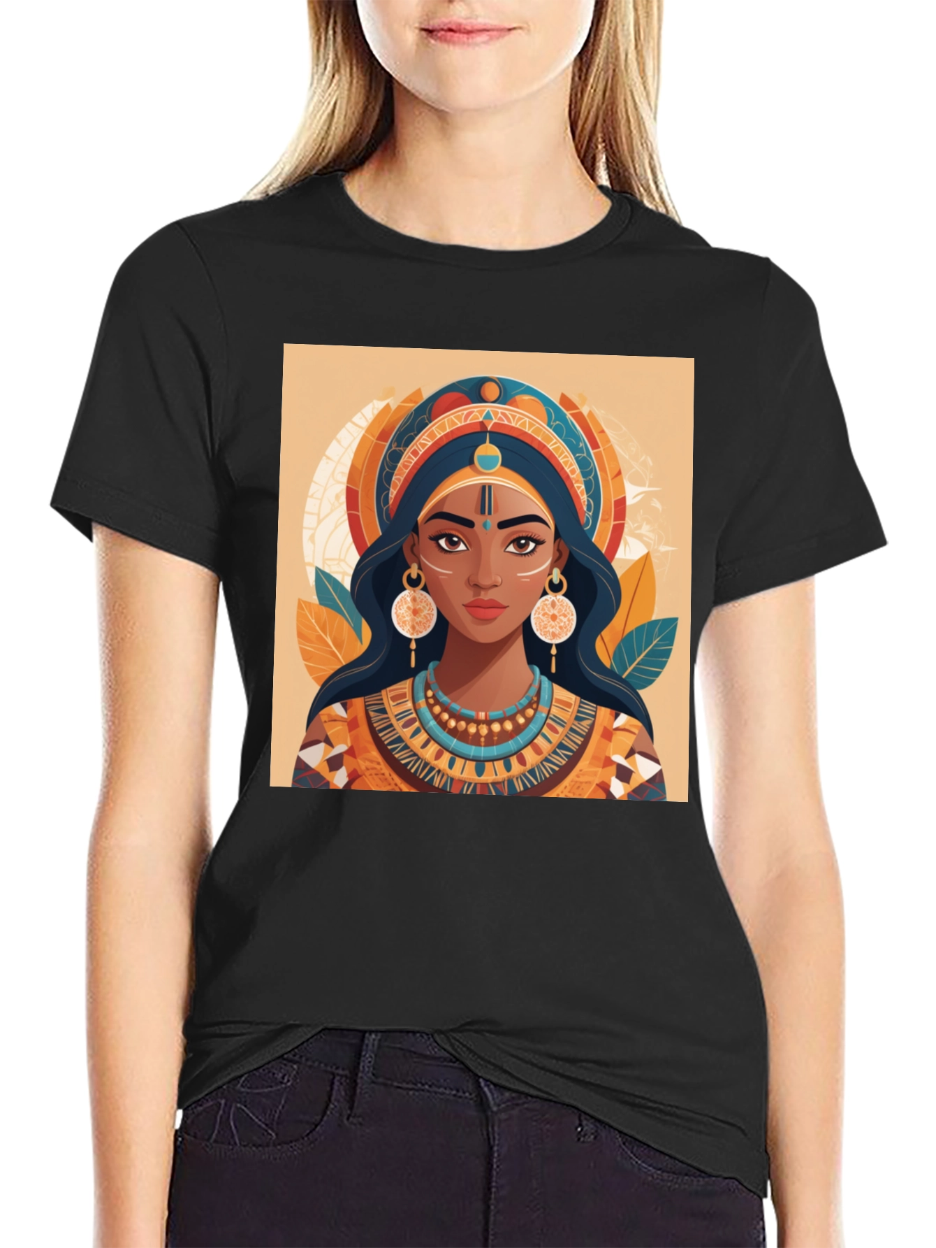 Egyptian Queen Graphic T-Shirt - Unisex Cotton Tee