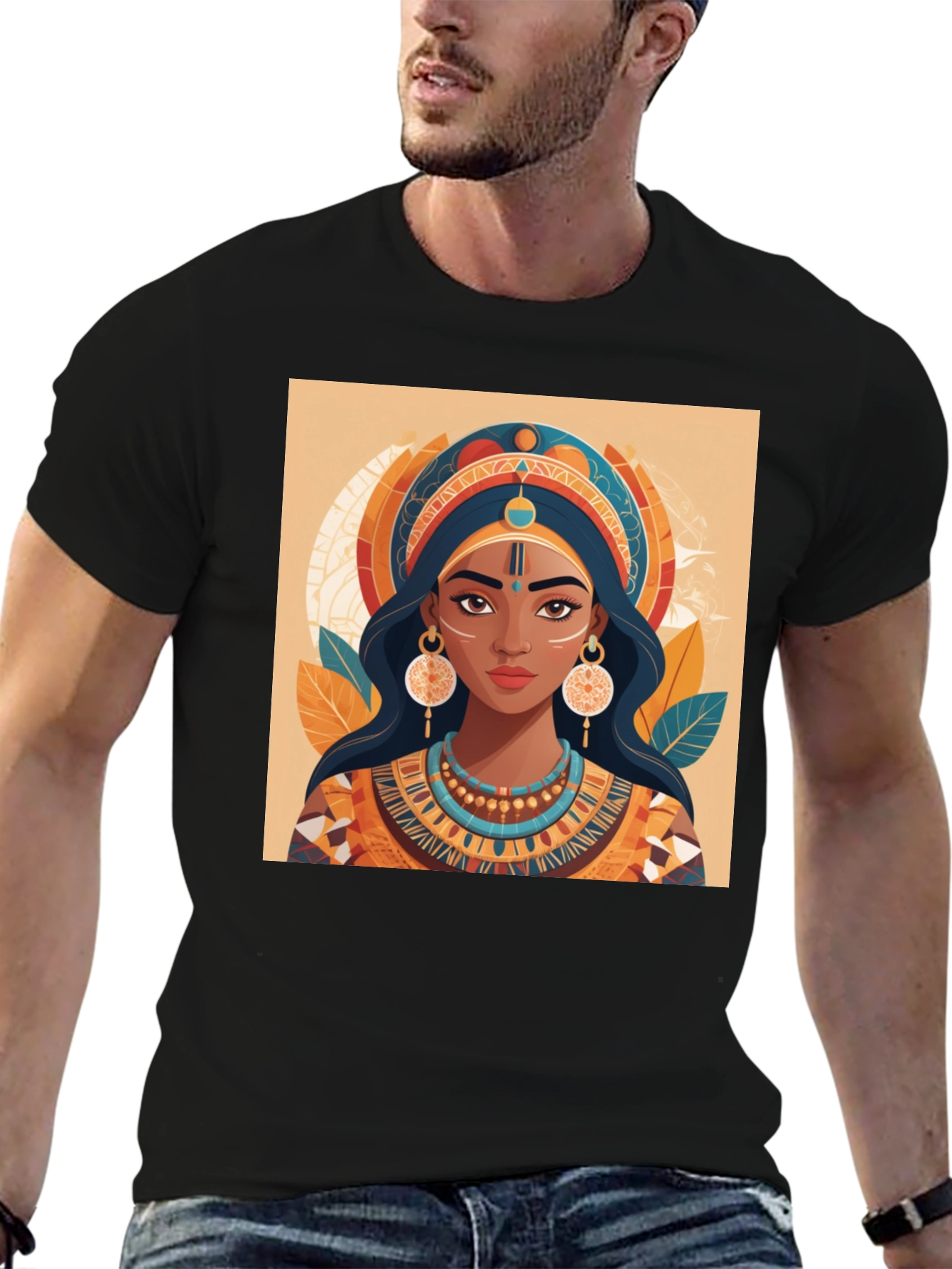 Egyptian Queen Graphic T-Shirt - Unisex Cotton Tee