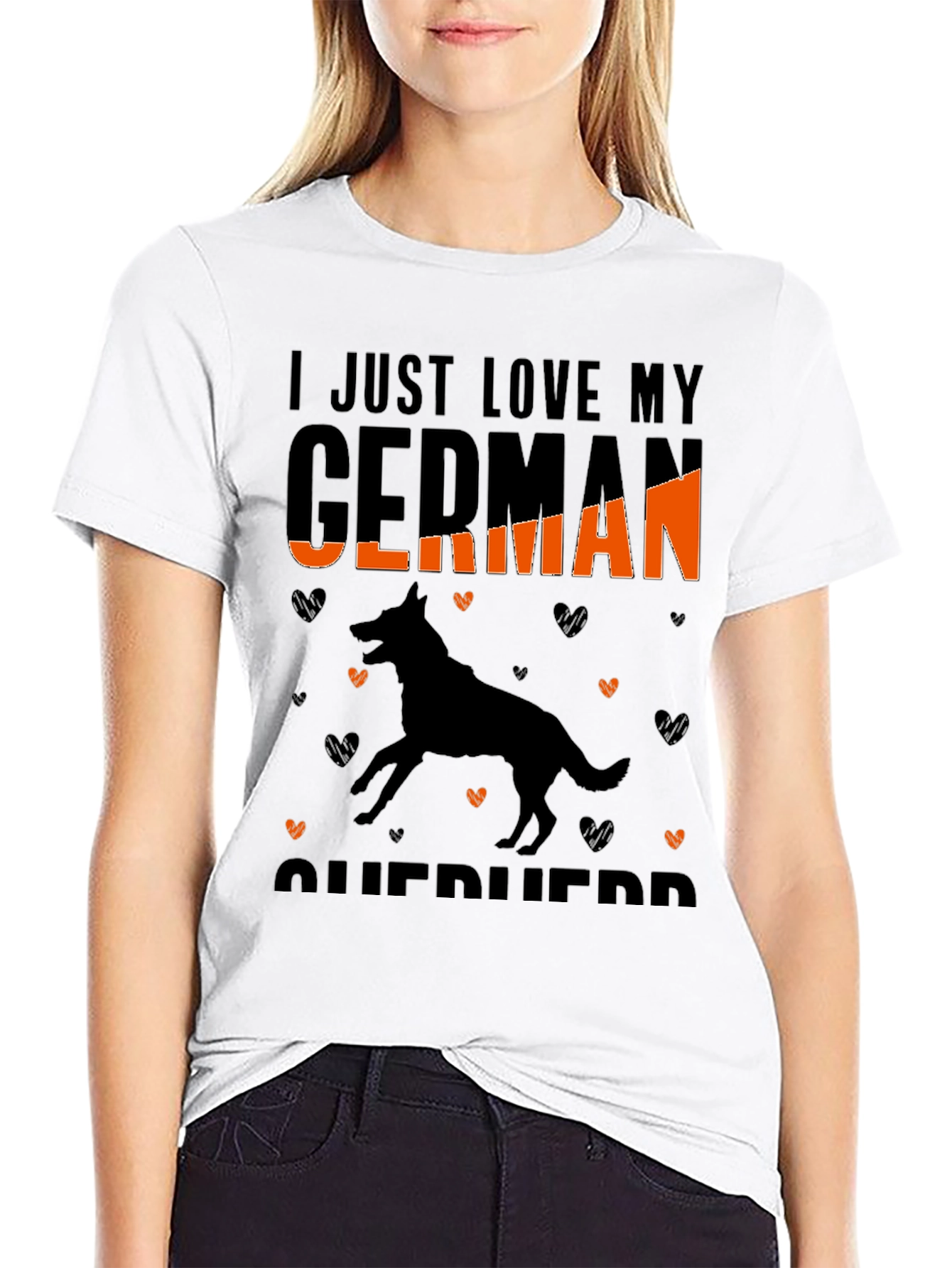 I Love My German Shepherd T-Shirt