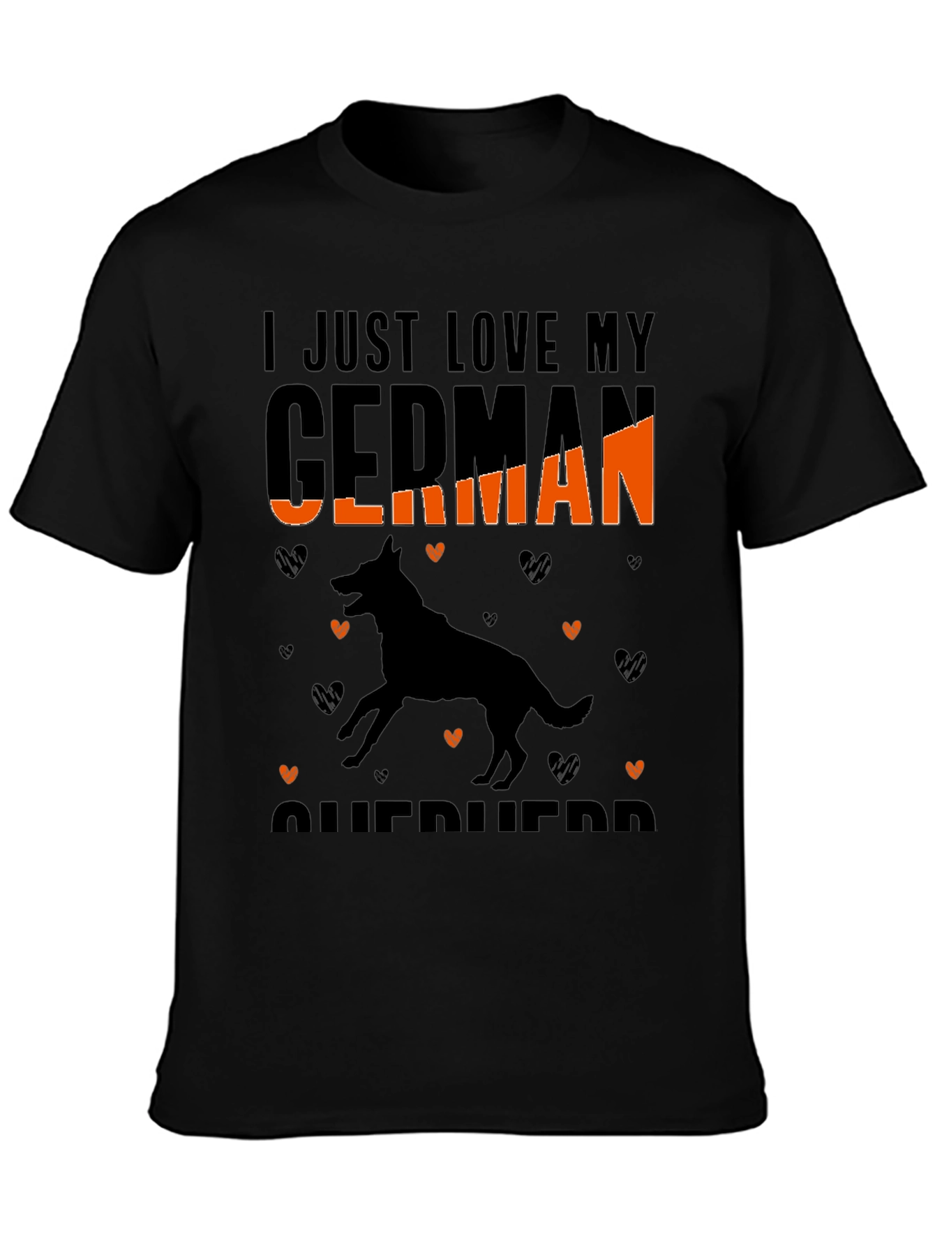 I Love My German Shepherd T-Shirt