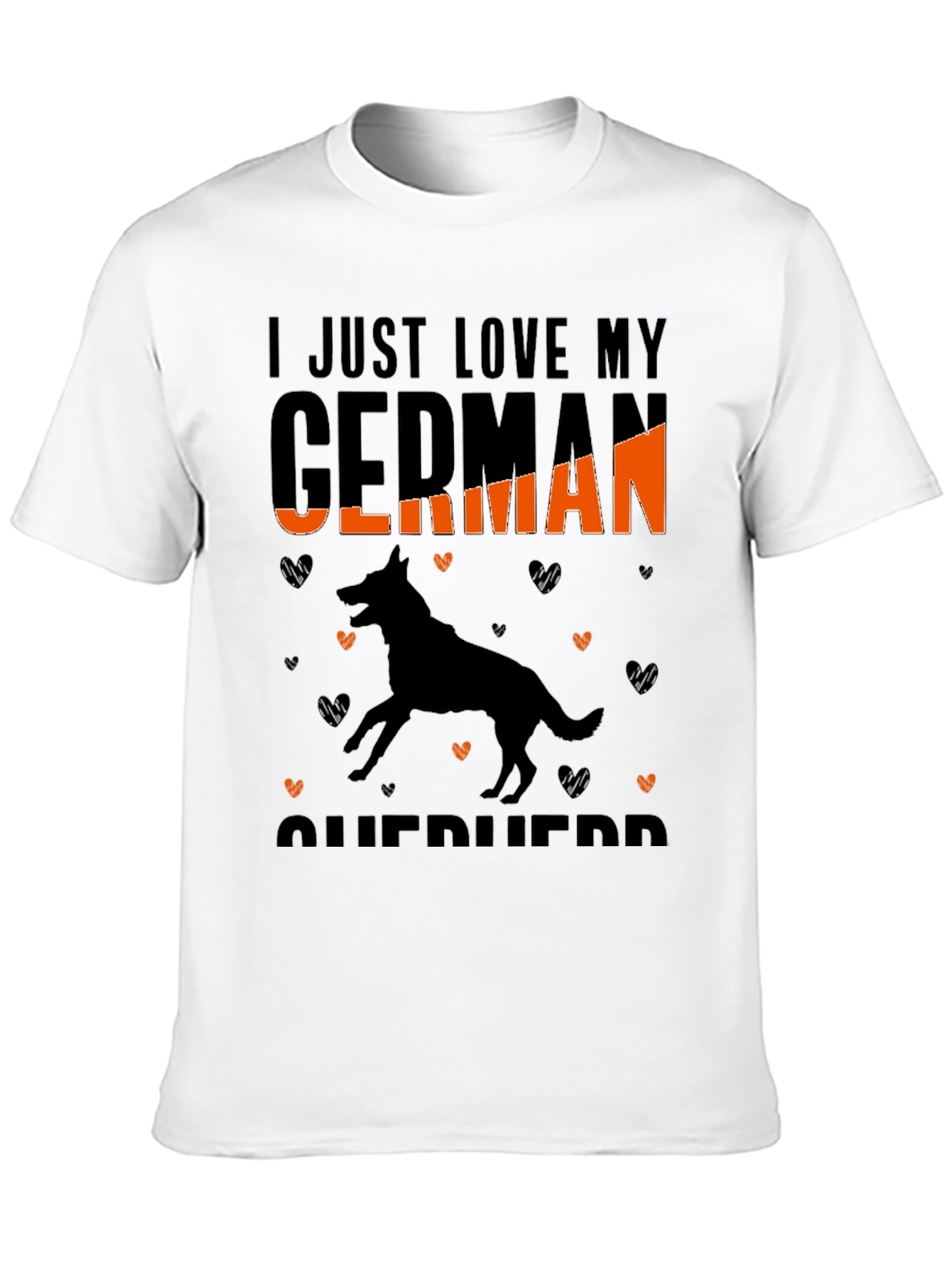 I Love My German Shepherd T-Shirt