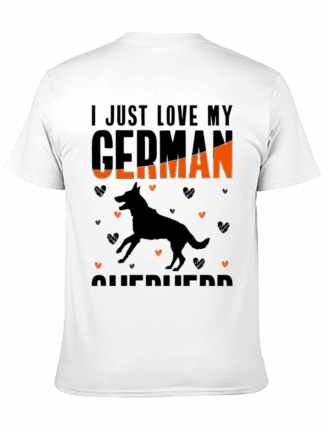 I Love My German Shepherd T-Shirt