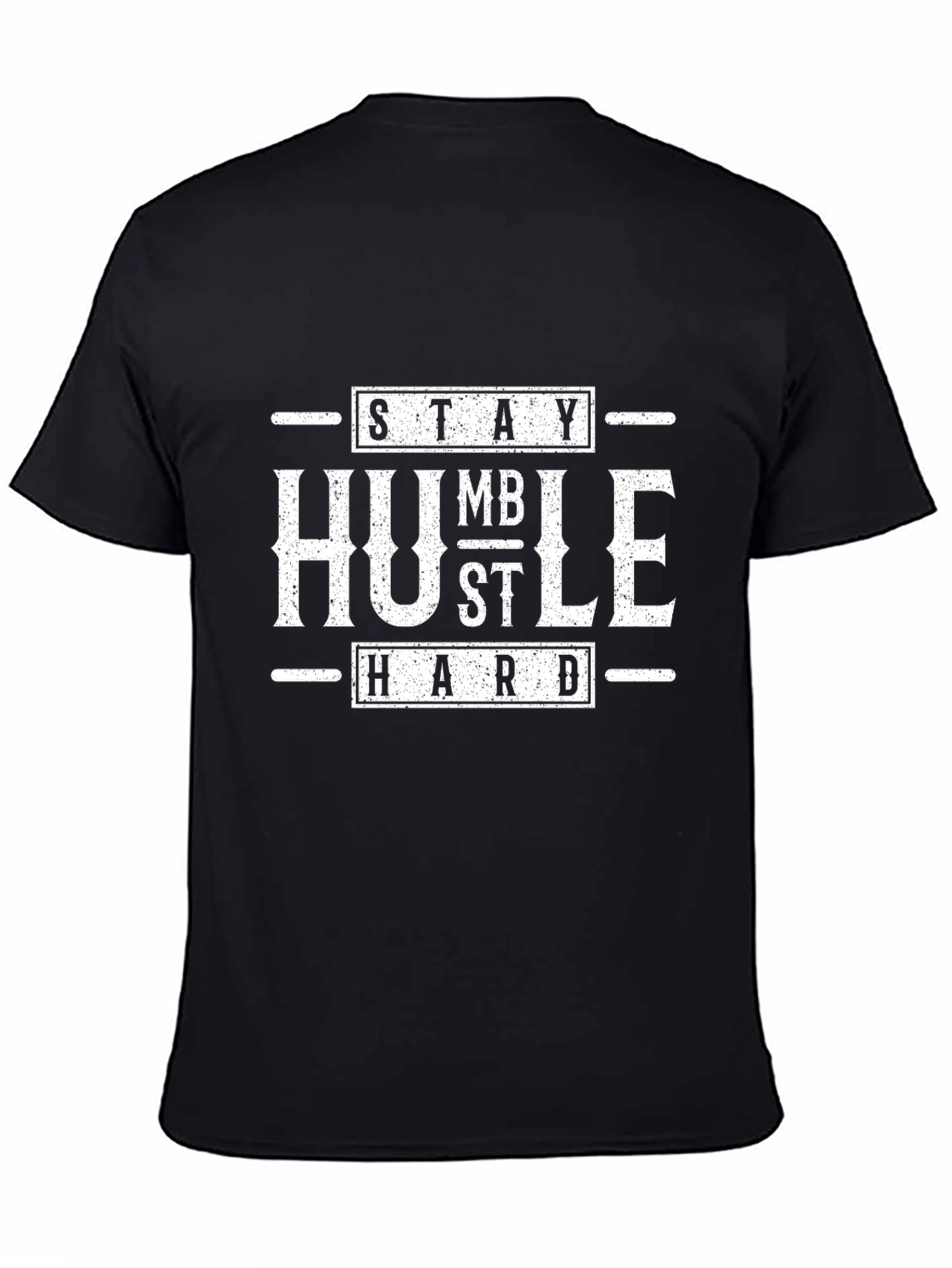 Stay Humble Hustle Hard Black T-Shirt
