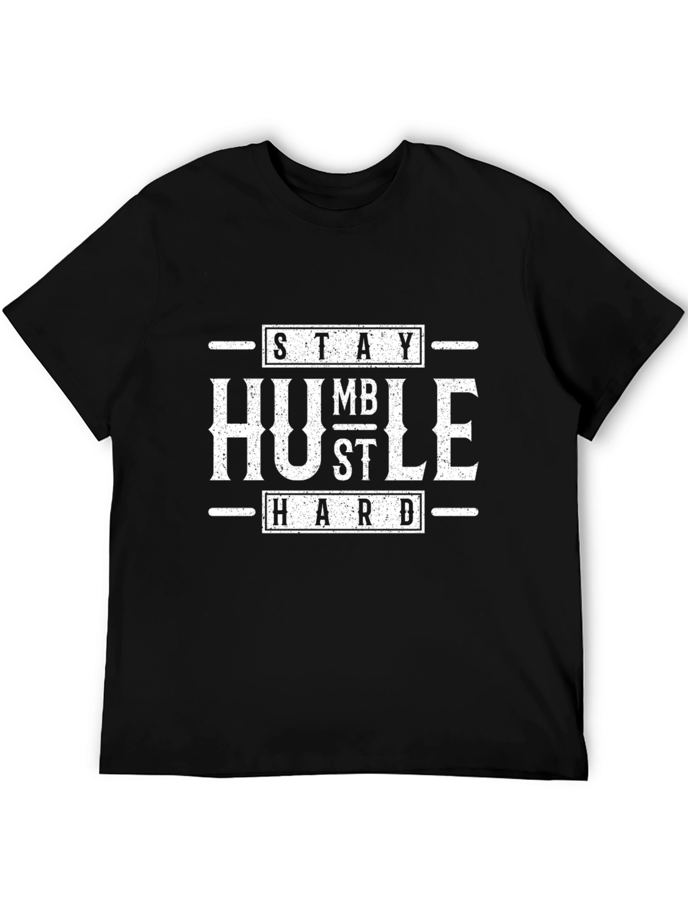 Stay Humble Hustle Hard Black T-Shirt