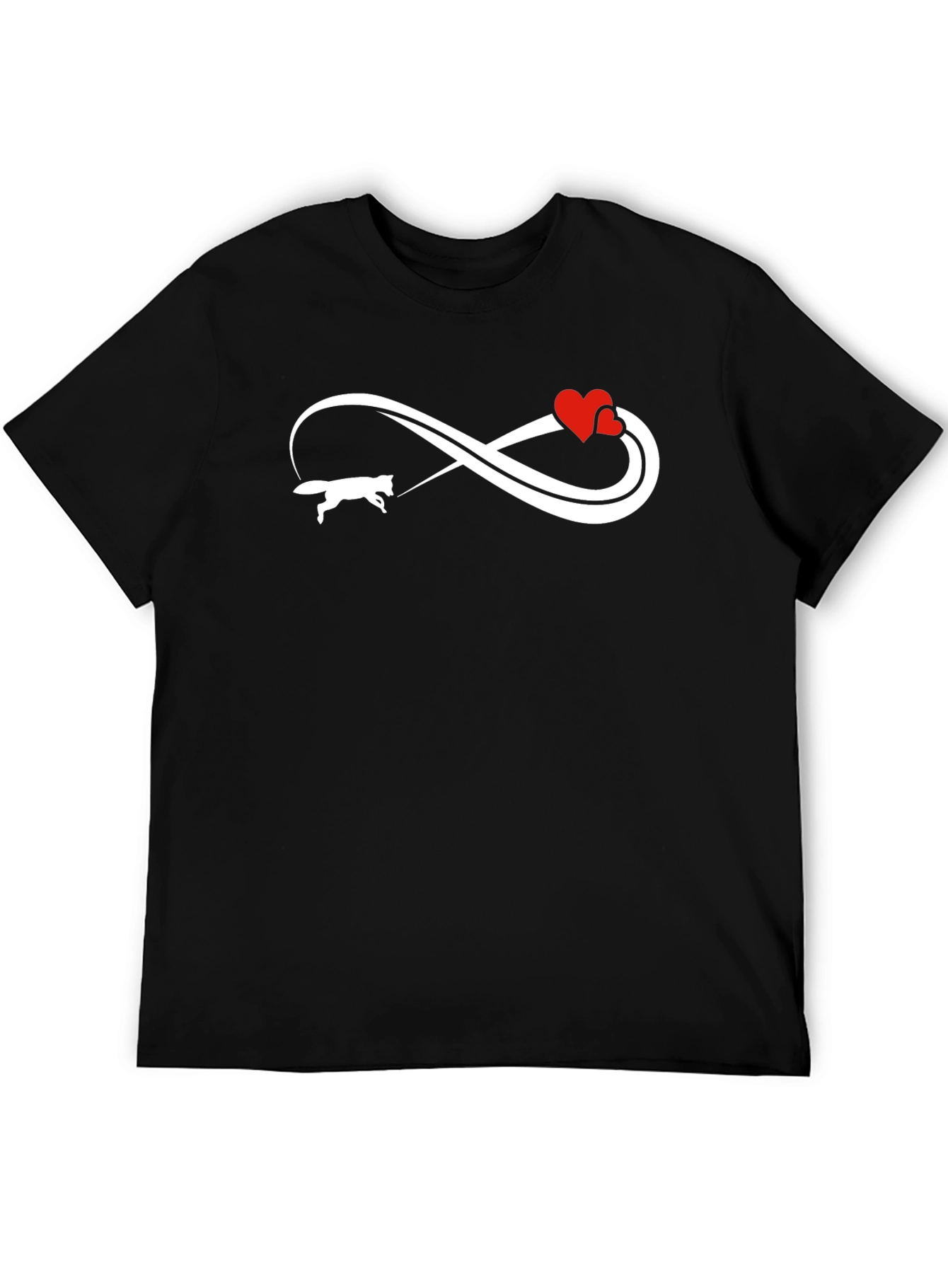 Dog Lover Infinity Heart Graphic Tee