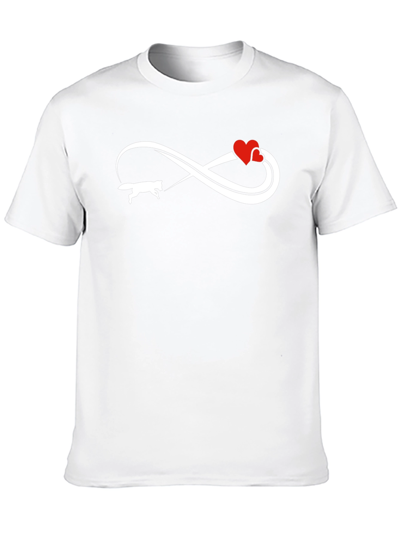 Dog Lover Infinity Heart Graphic Tee
