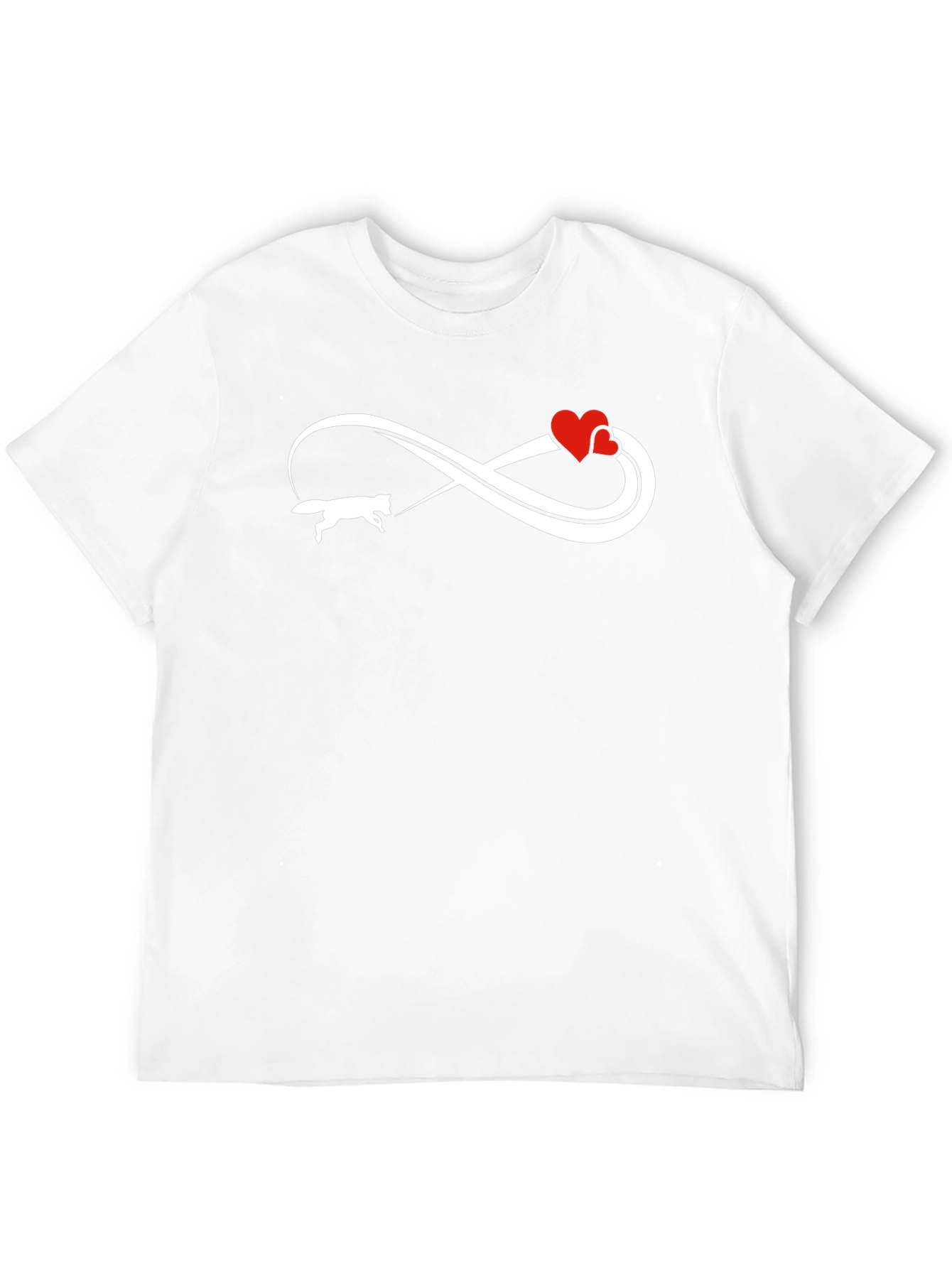 Dog Lover Infinity Heart Graphic Tee
